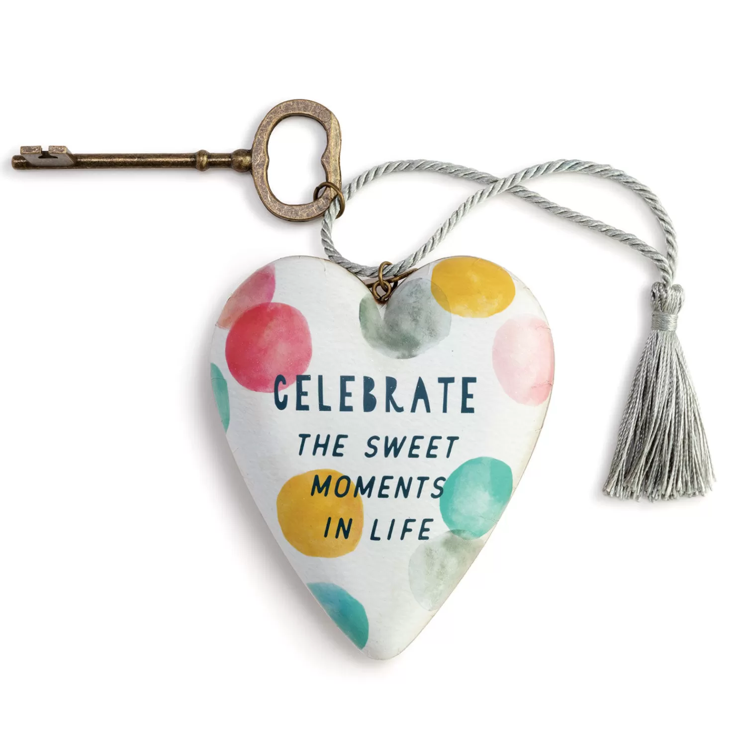Cheap Demdaco Moments In Life Art Heart With Key Stand Encouragement