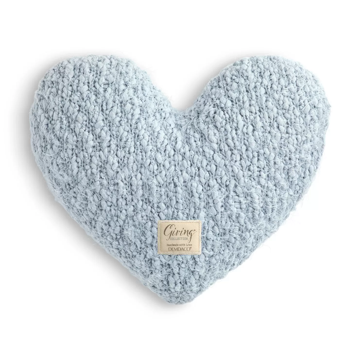 Flash Sale Demdaco Soft Blue Giving Heart Pillow Encouragement
