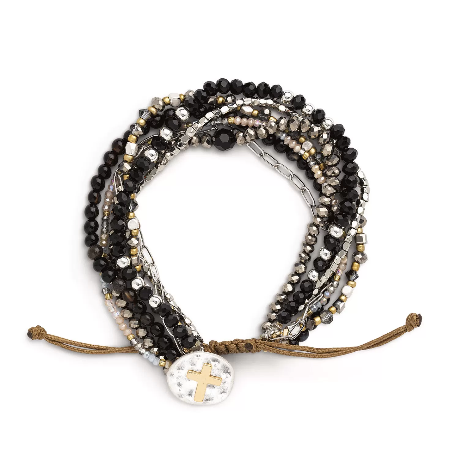Shop Demdaco Your Journey Layered Black Prayer Bracelet Encouragement