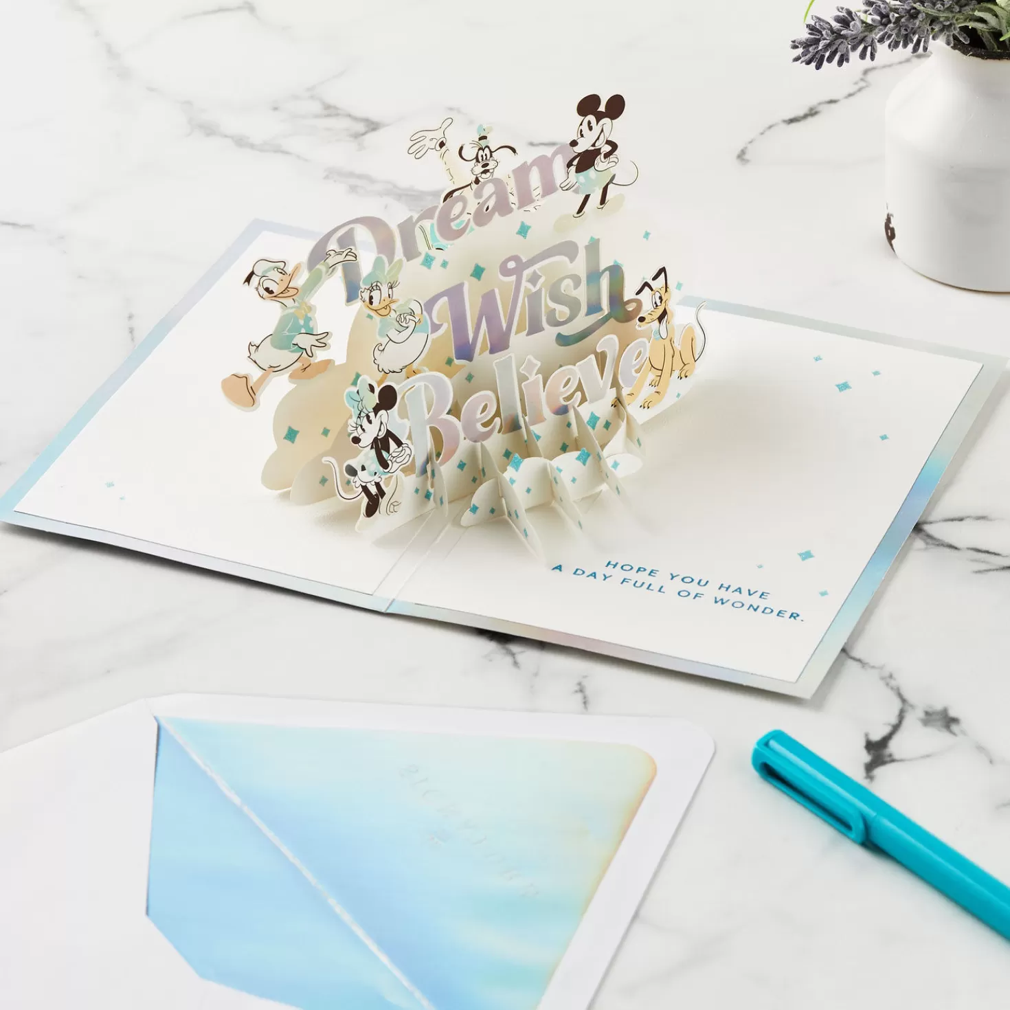 Online Disney 100 Years Of Wonder Day Full Of Wonder 3D Pop-Up Card Encouragement