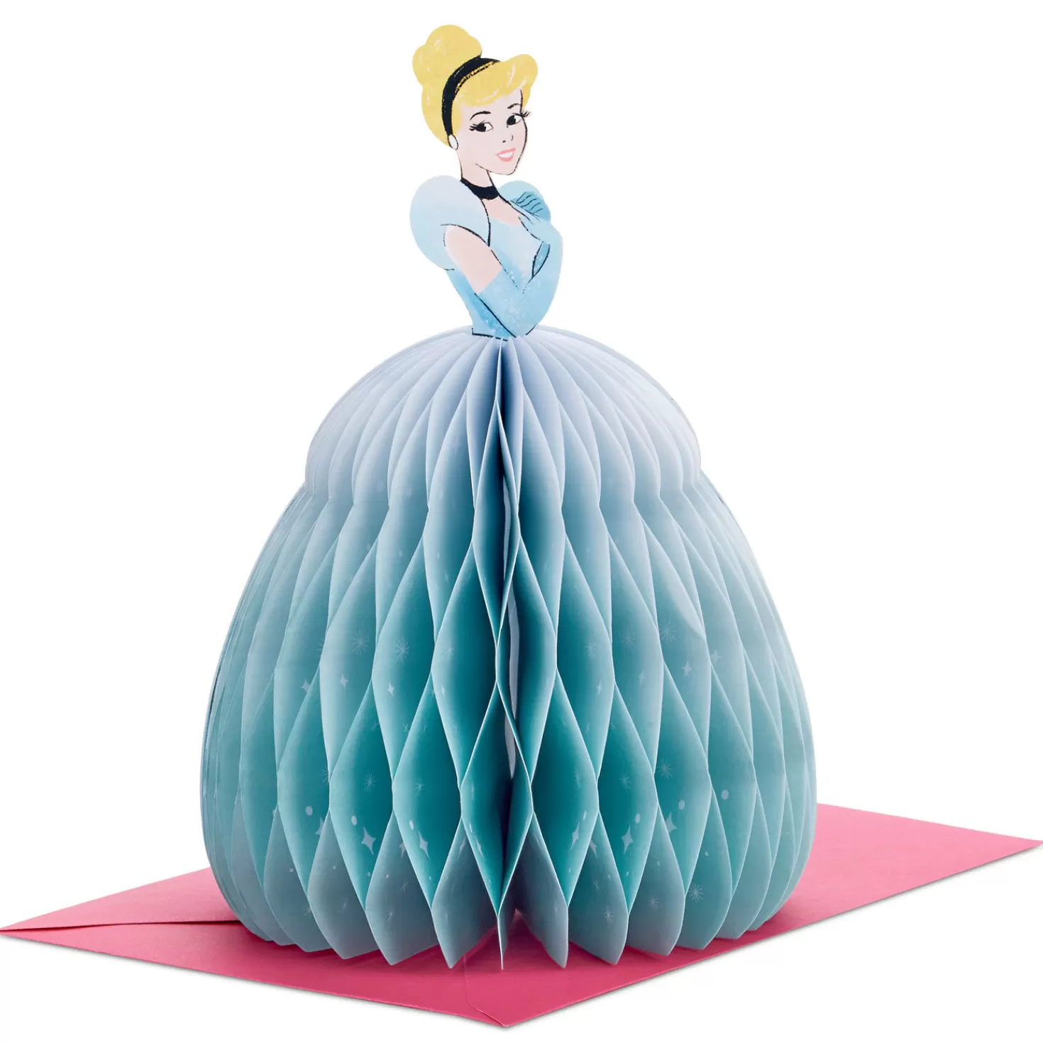 New Disney Cinderella Shine Bright Honeycomb 3D Pop-Up Card Encouragement