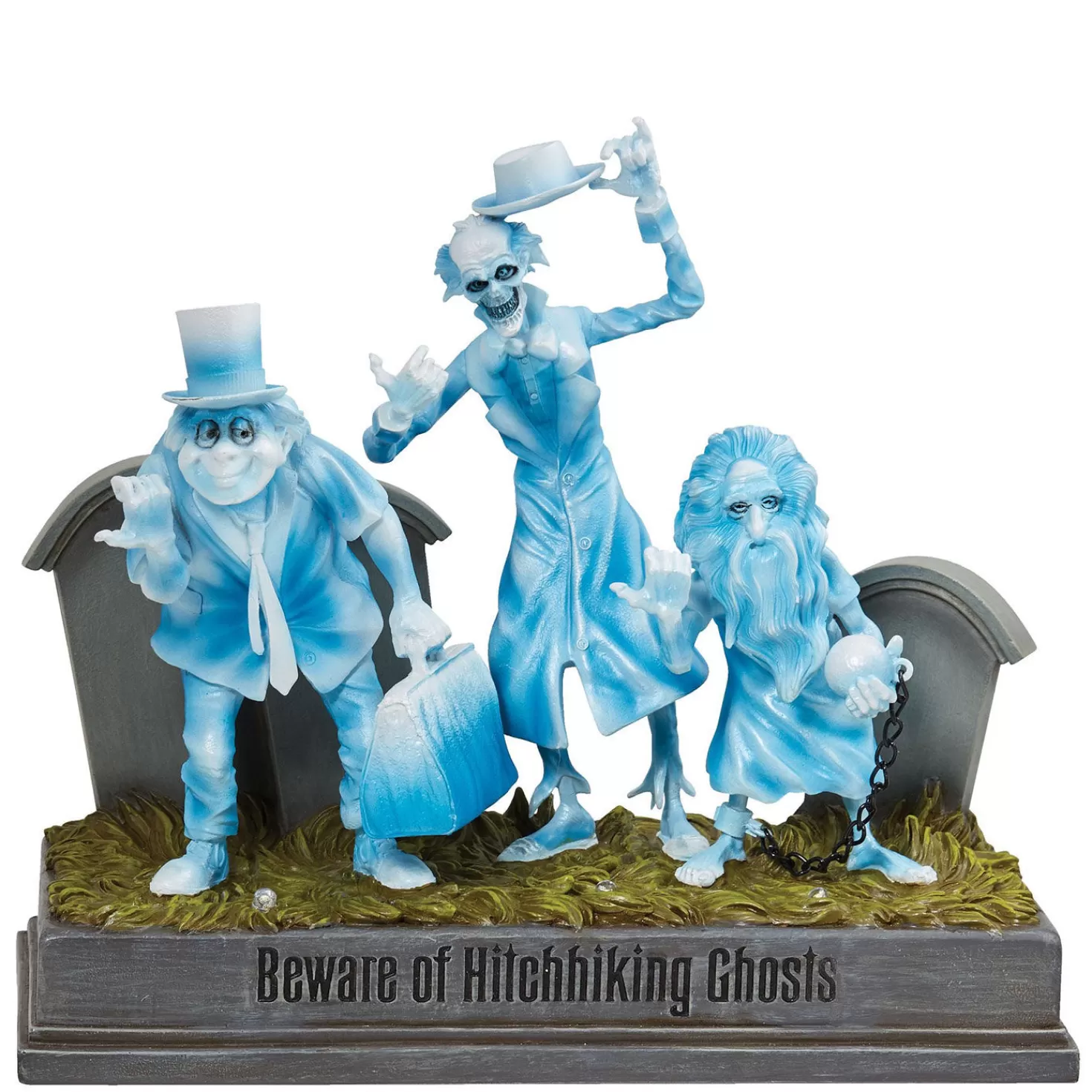 Halloween (10/31)>Hallmark Disney Haunted Mansion Hitchhiking Ghosts Figurine, 8"