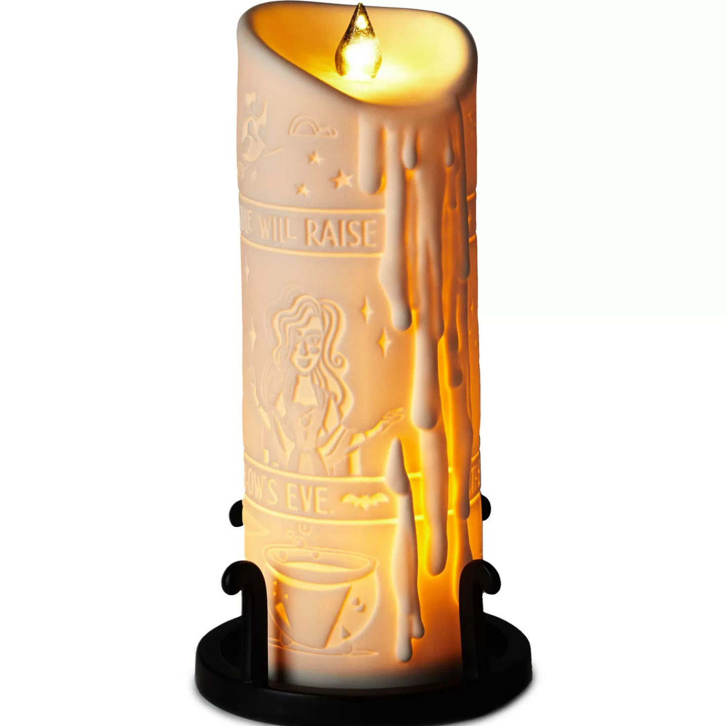 Halloween (10/31)>Hallmark Disney Hocus Pocus Black-Flame Flameless Candle