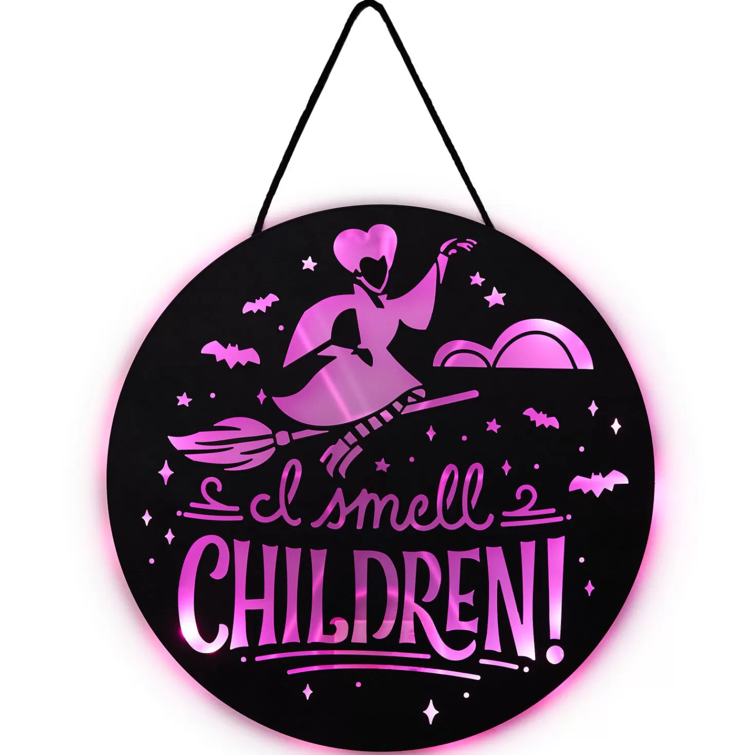 Halloween (10/31)>Hallmark Disney Hocus Pocus I Smell Children Porch Decor With Light
