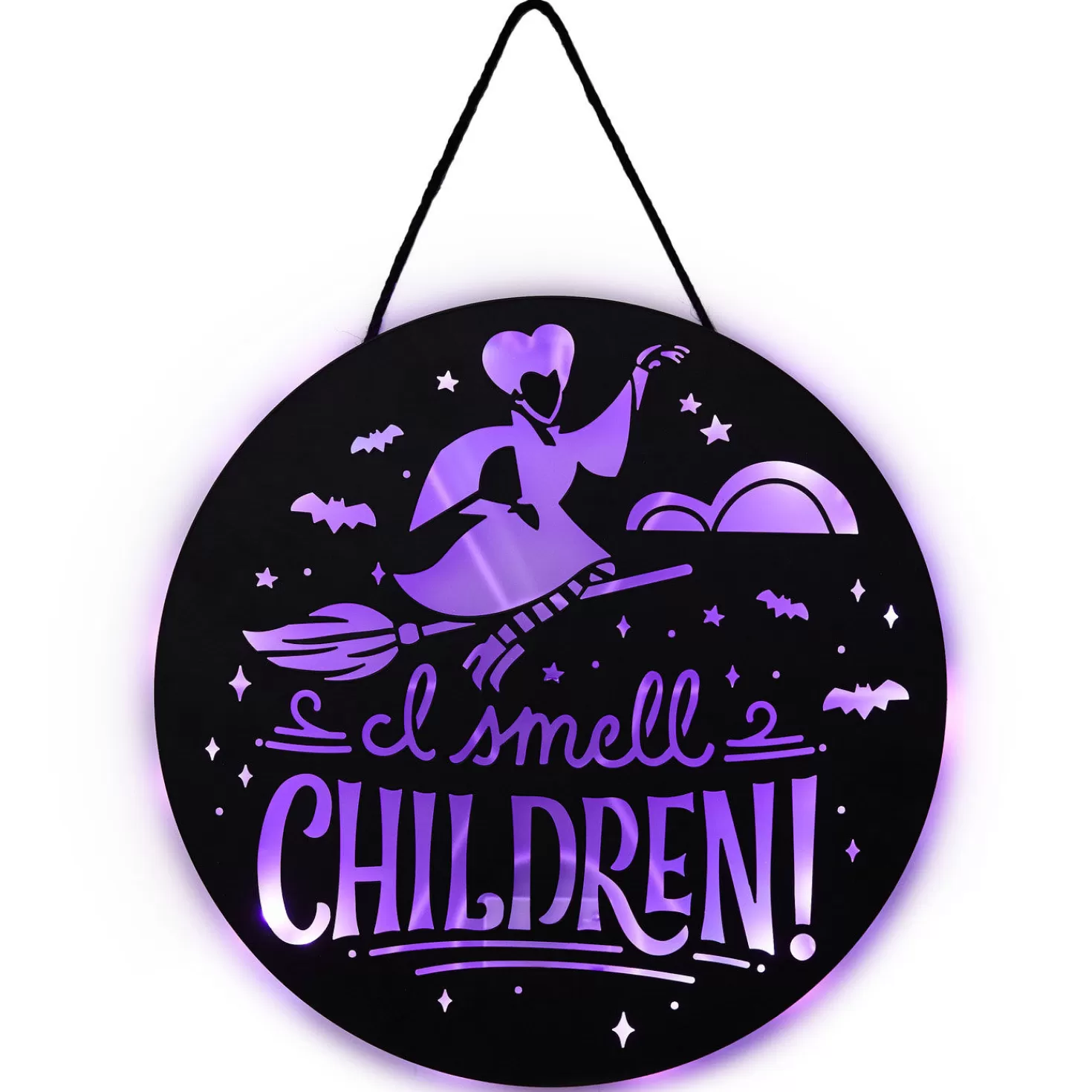 Halloween (10/31)>Hallmark Disney Hocus Pocus I Smell Children Porch Decor With Light