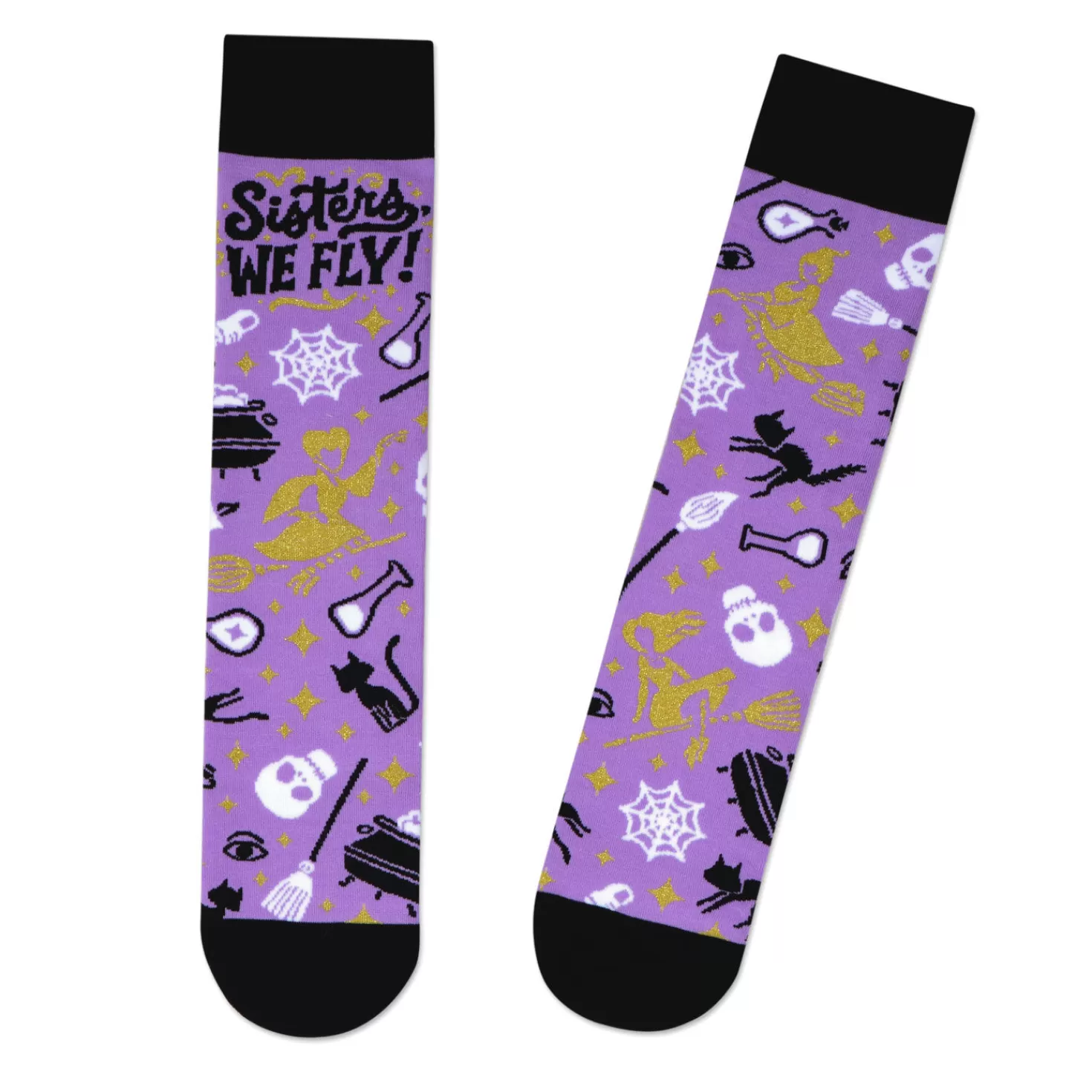 Halloween (10/31)>Hallmark Disney Hocus Pocus Sisters Crew Socks
