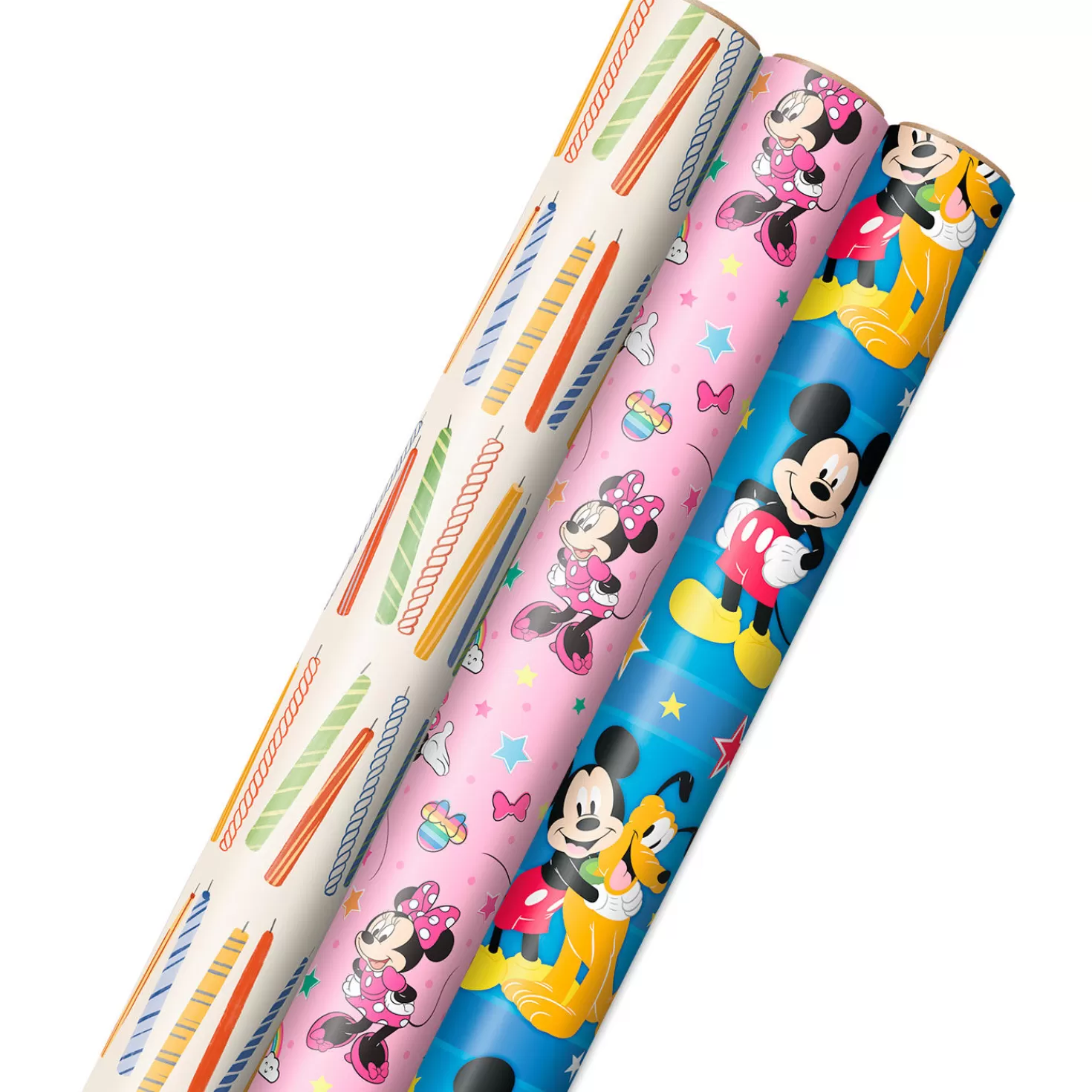 Birthday>Hallmark Disney Mickey Mouse And Minnie Mouse Party Poses Wrapping Paper Collection