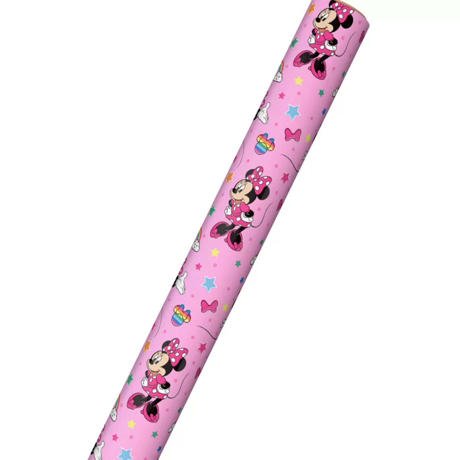 Birthday>Hallmark Disney Minnie Mouse On Pink Wrapping Paper, 17.5 Sq. Ft.