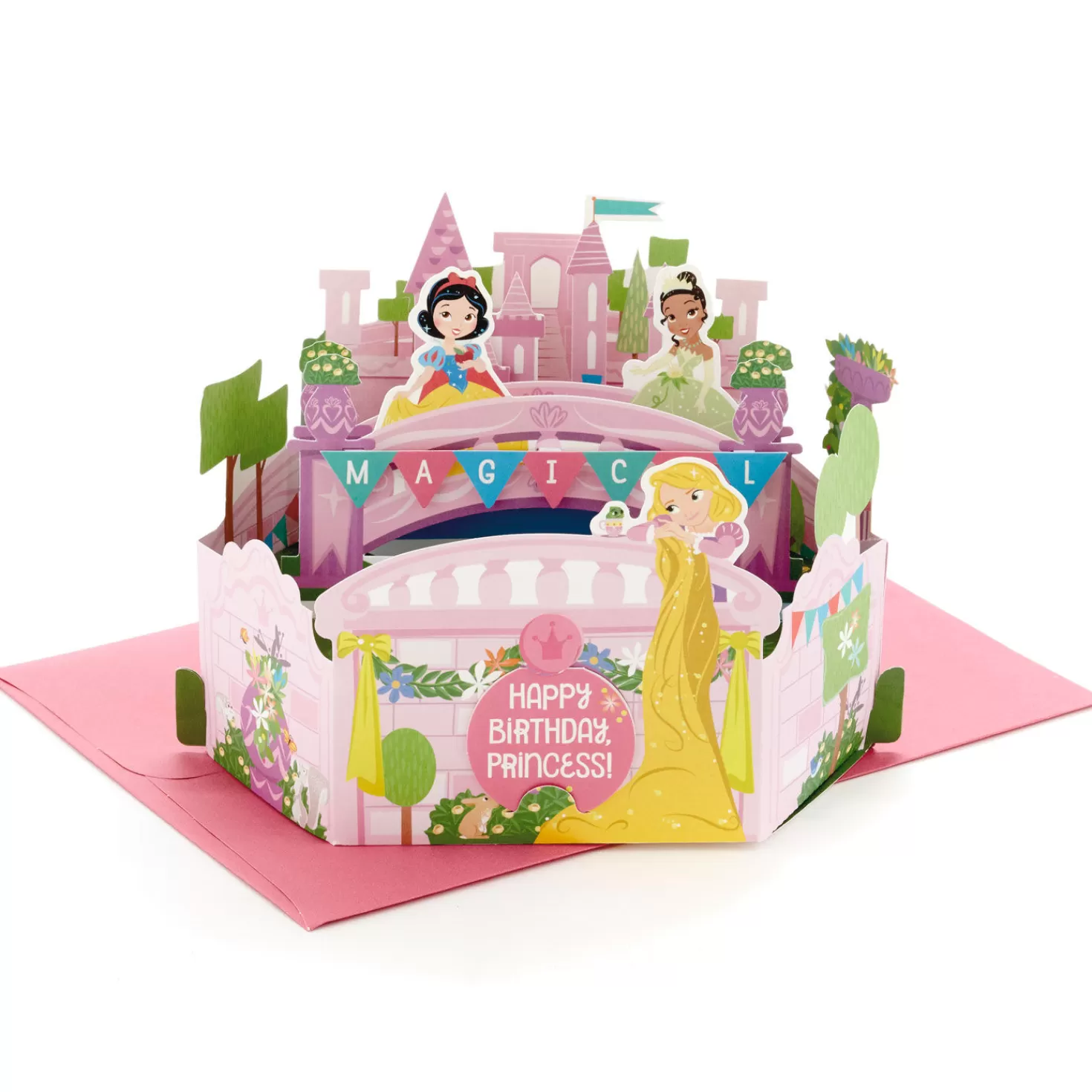 Birthday>Hallmark Disney Princesses Magical Birthday 3D Pop-Up Birthday Card