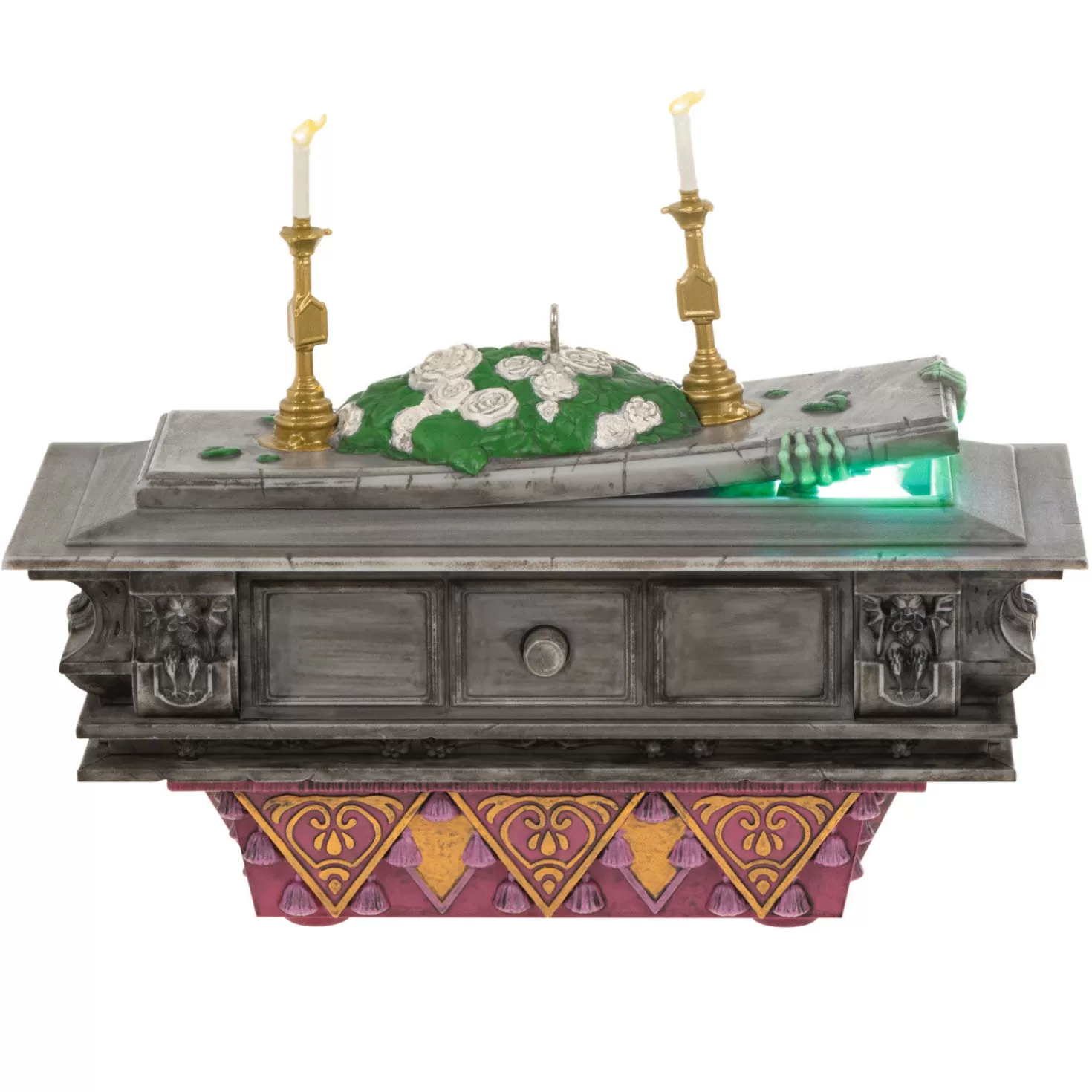 Halloween (10/31)>Hallmark Disney The Haunted Mansion Collection The Coffin In The Conservatory Ornament With Light And Sound
