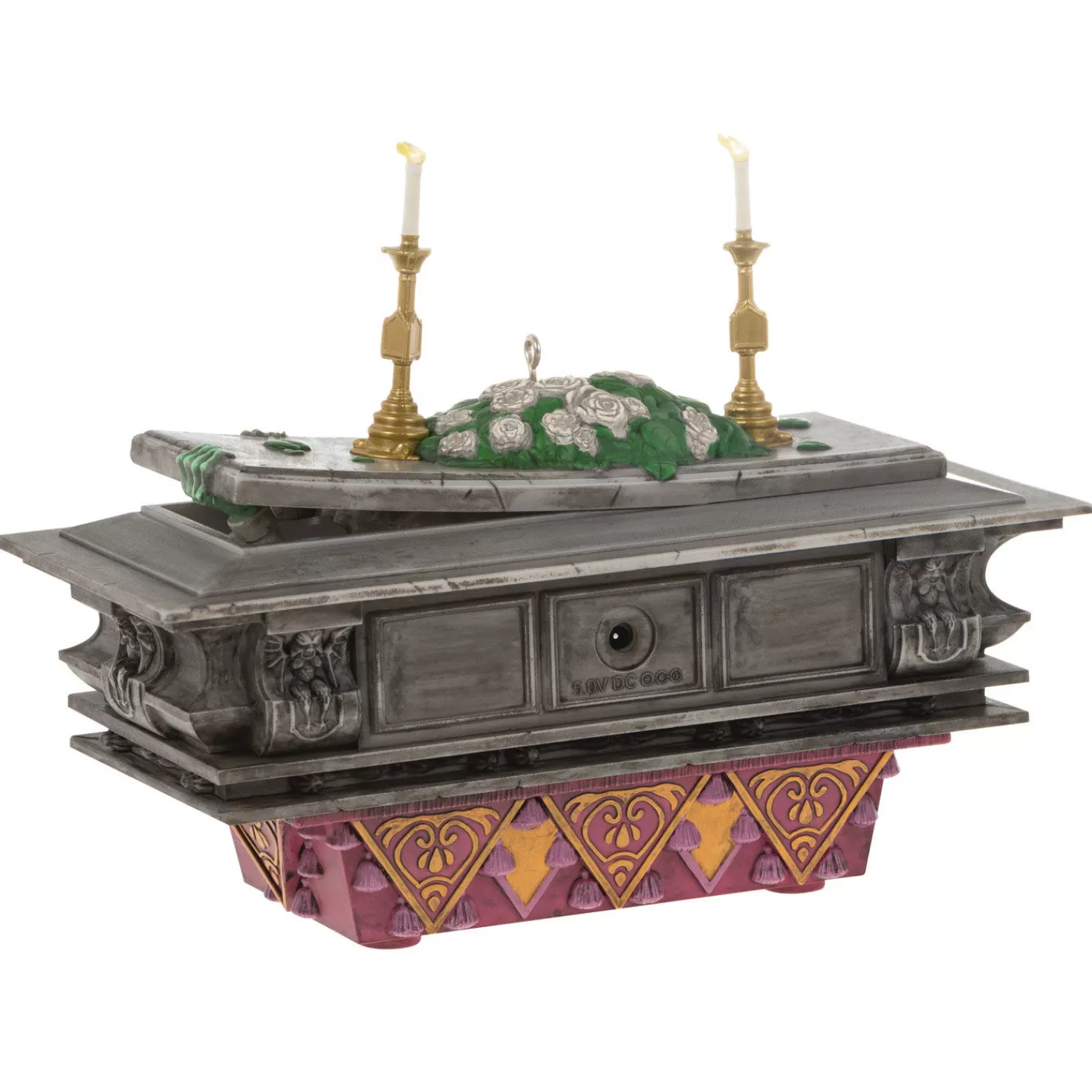 Halloween (10/31)>Hallmark Disney The Haunted Mansion Collection The Coffin In The Conservatory Ornament With Light And Sound