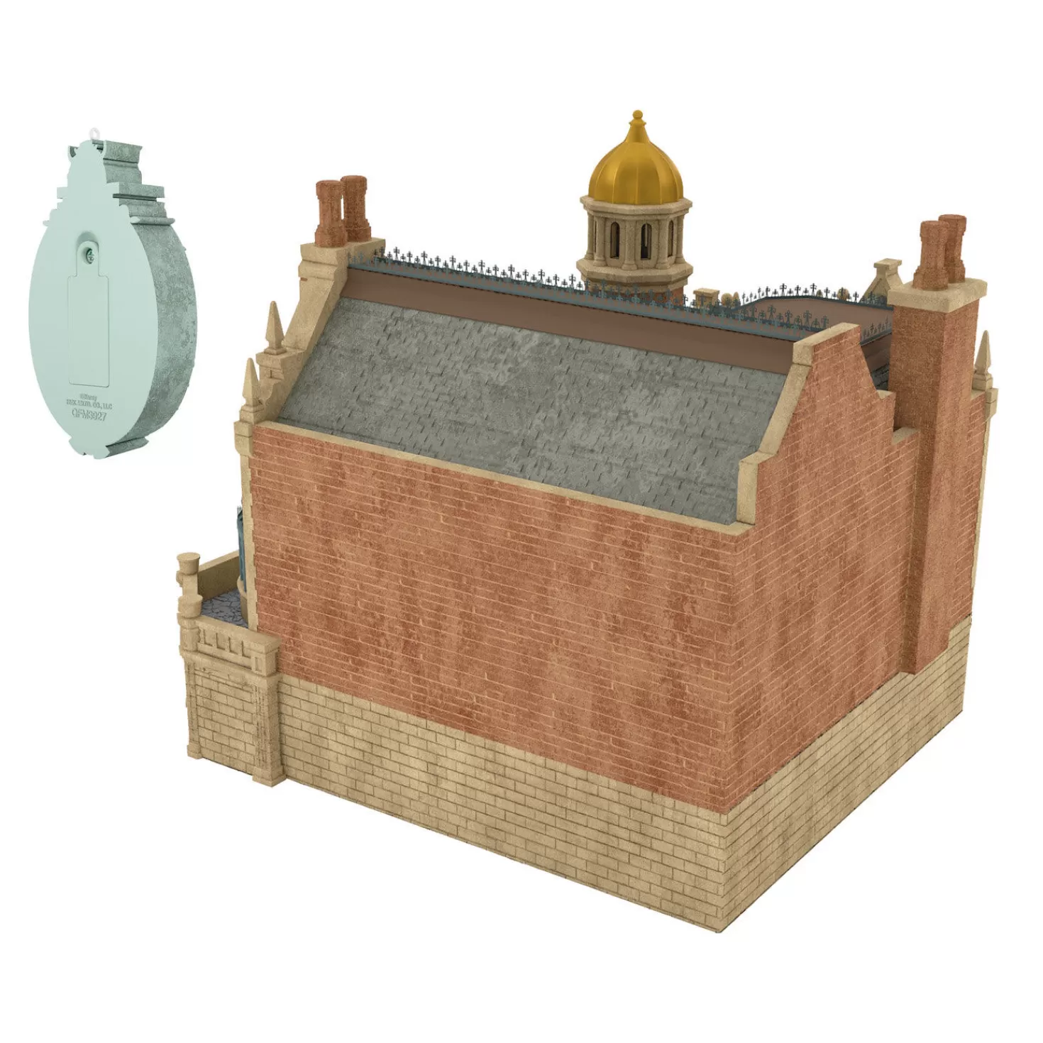 Halloween (10/31)>Hallmark Disney The Haunted Mansion Collection The Haunted Mansion Musical Christmas Tree Topper With Light