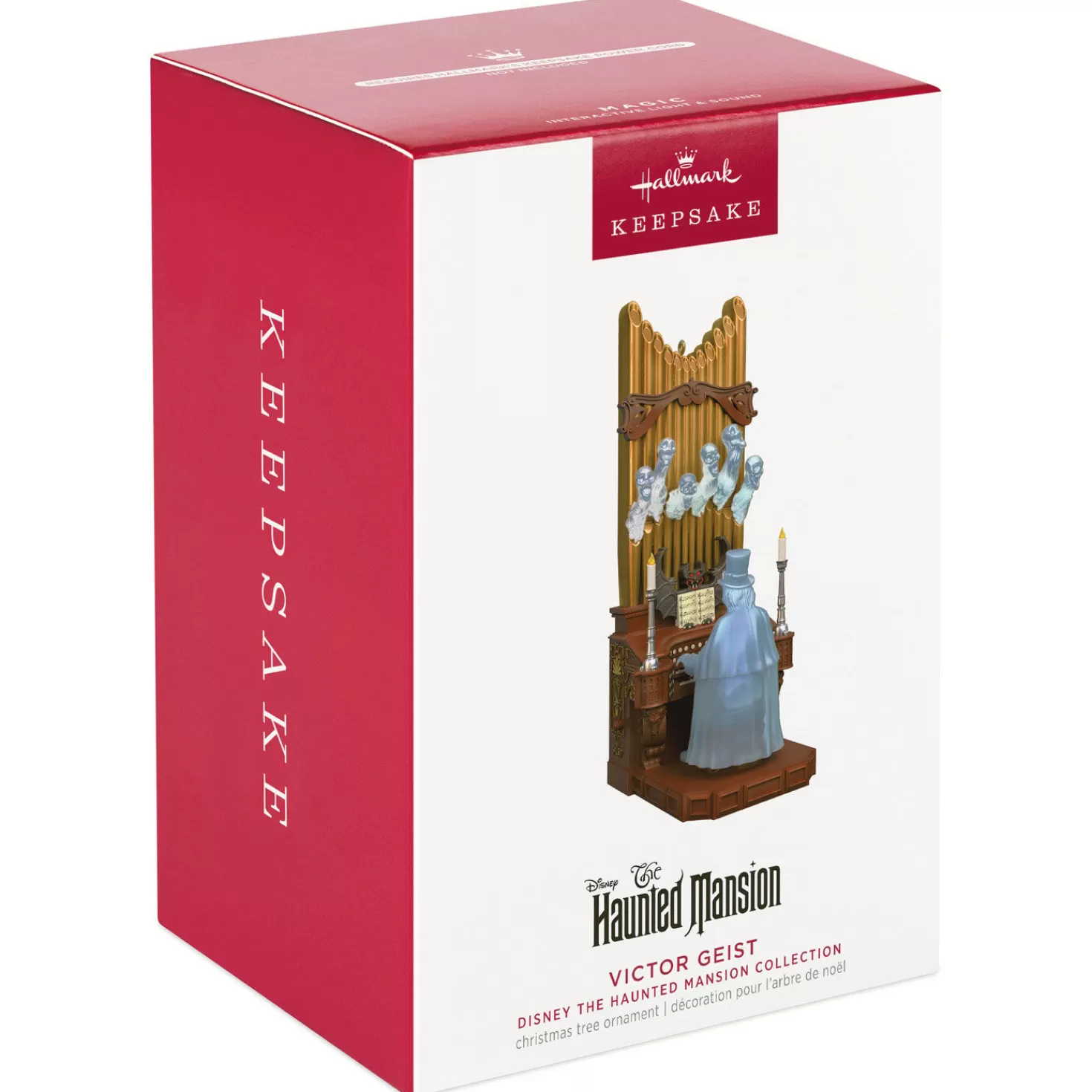 Halloween (10/31)>Hallmark Disney The Haunted Mansion Collection Victor Geist Ornament With Light And Sound