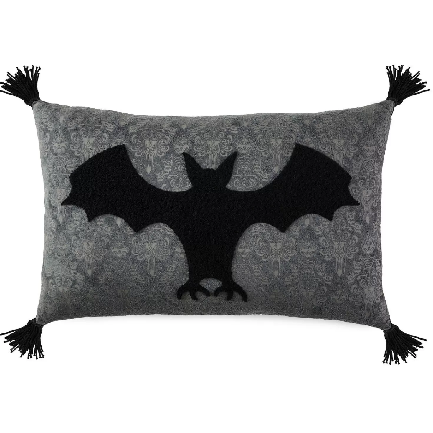 Halloween (10/31)>Hallmark Disney The Haunted Mansion Glow-In-The-Dark Bat Pillow, 12X20