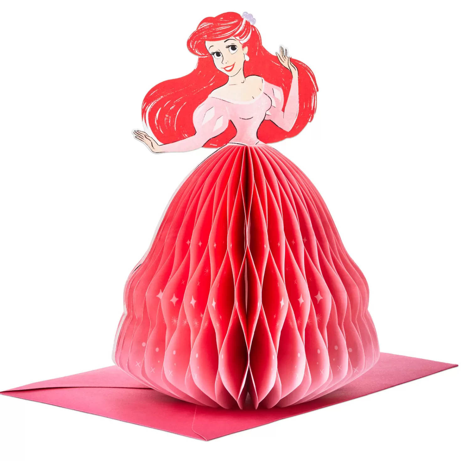 Best Disney The Little Mermaid Ariel Amazing You Honeycomb 3D Pop-Up Card Encouragement