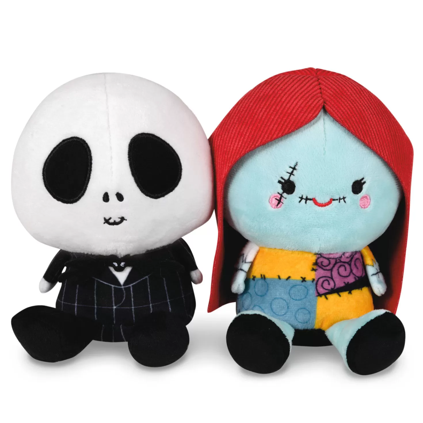 Halloween (10/31)>Hallmark Disney Tim Burton's The Nightmare Before Christmas Better Together Jack & Sally Magnetic Plush, 5"