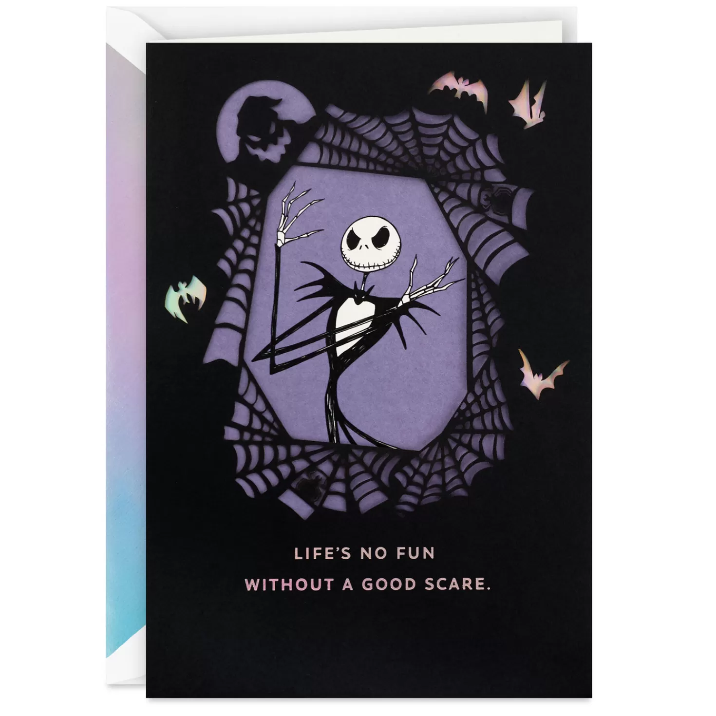 Halloween (10/31)>Hallmark Disney Tim Burton's The Nightmare Before Christmas Good Scare Halloween Card