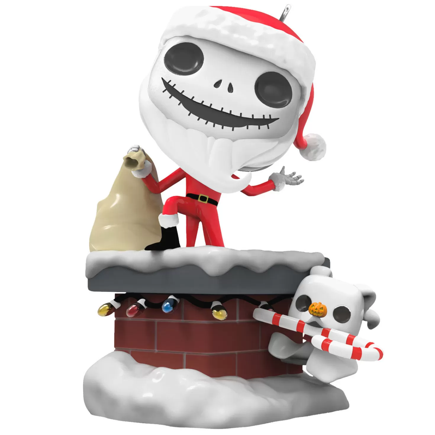 Halloween (10/31)>Hallmark Disney Tim Burton's The Nightmare Before Christmas Jack Skellington And Zero Funko Pop!® Ornament