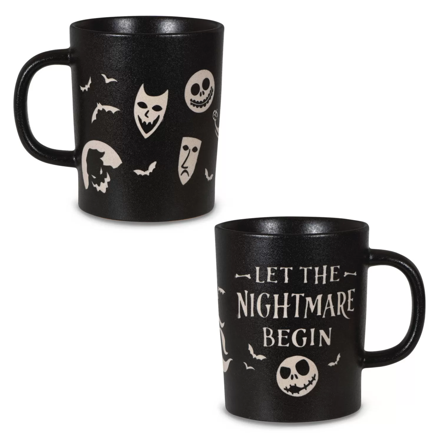 Halloween (10/31)>Hallmark Disney Tim Burton's The Nightmare Before Christmas Let The Nightmare Begin Mug, 16.5 Oz.