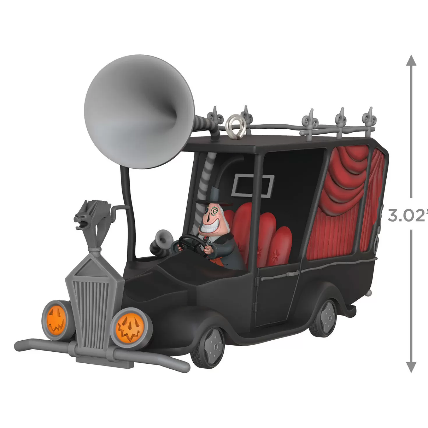 Halloween (10/31)>Hallmark Disney Tim Burton's The Nightmare Before Christmas Sound The Alarms! Ornament With Sound