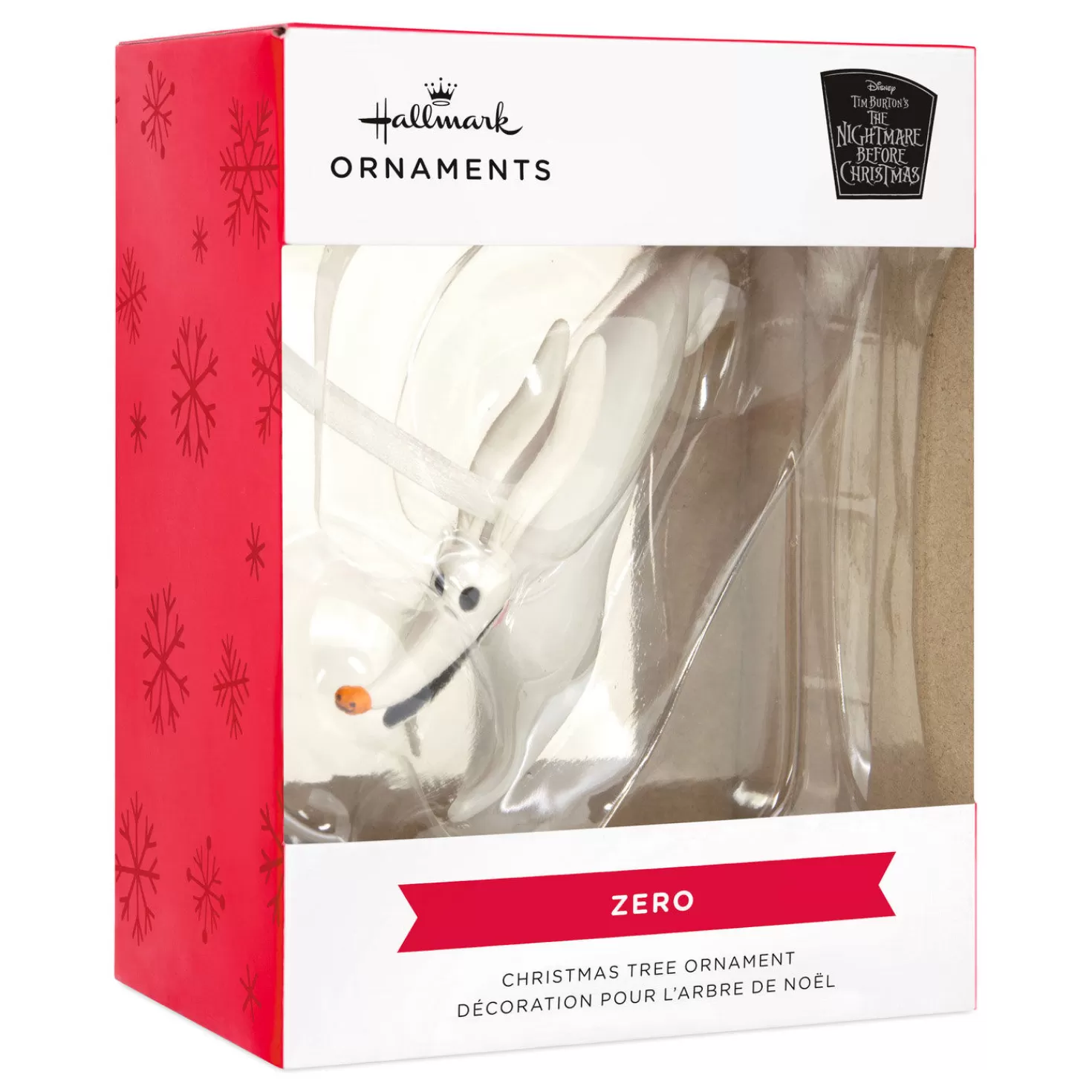 Halloween (10/31)>Hallmark Disney Tim Burton's The Nightmare Before Christmas Zero Ornament