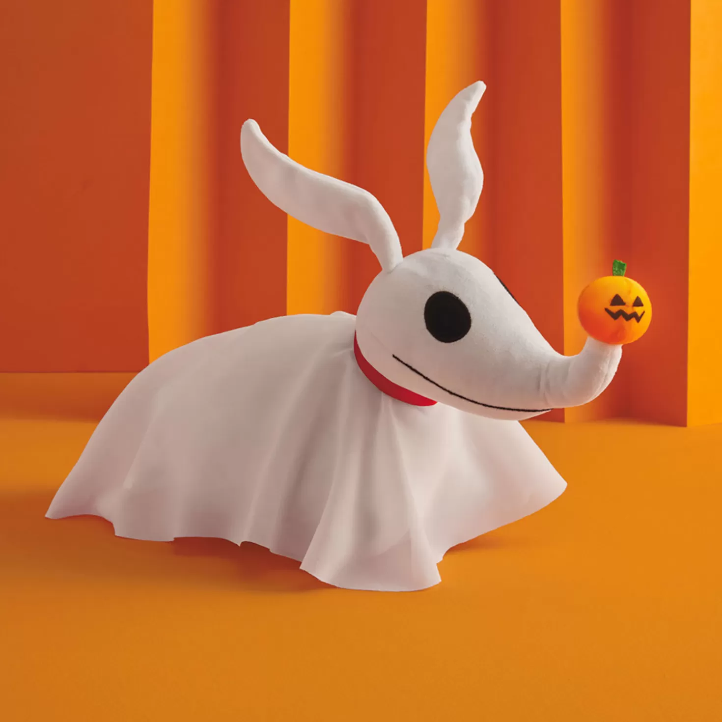 Halloween (10/31)>Hallmark Disney Tim Burton's The Nightmare Before Christmas Zero Plush With Light, Sound And Motion
