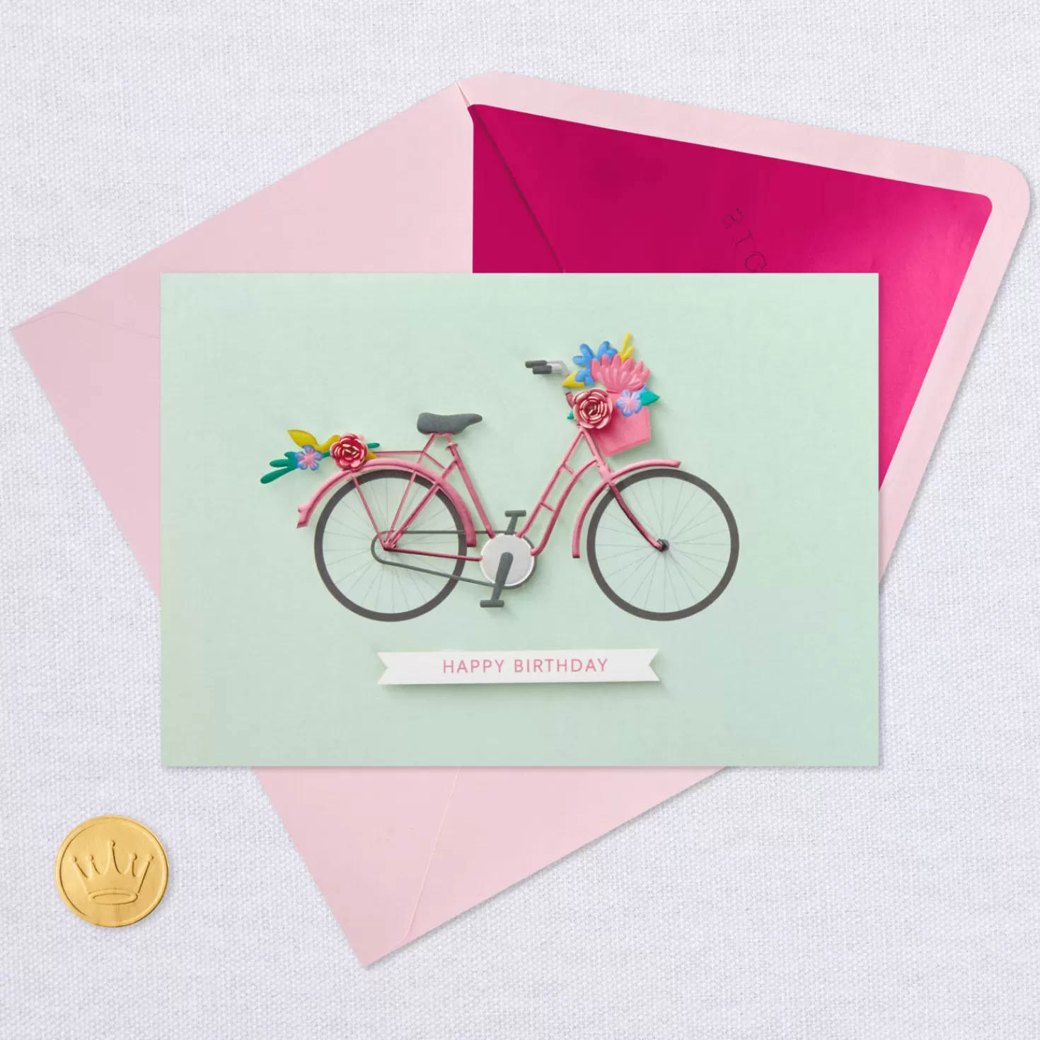 Birthday>Hallmark Do What You Love Today Vintage Bicycle Birthday Card For Her