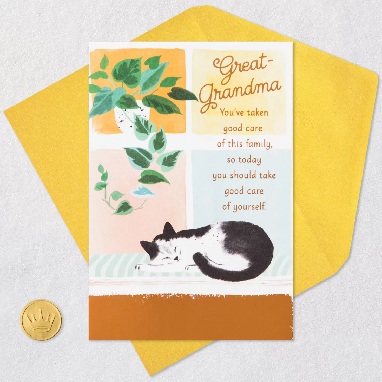 Birthday>Hallmark Do Whatever Makes You Happy Birthday Card For Great-Grandmother