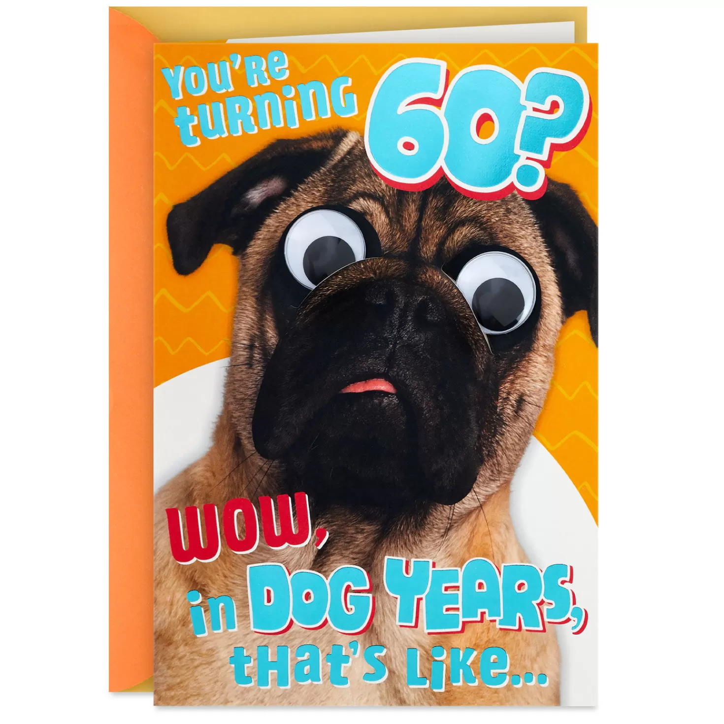 Birthday>Hallmark Dog Years Funny 60Th Birthday Card