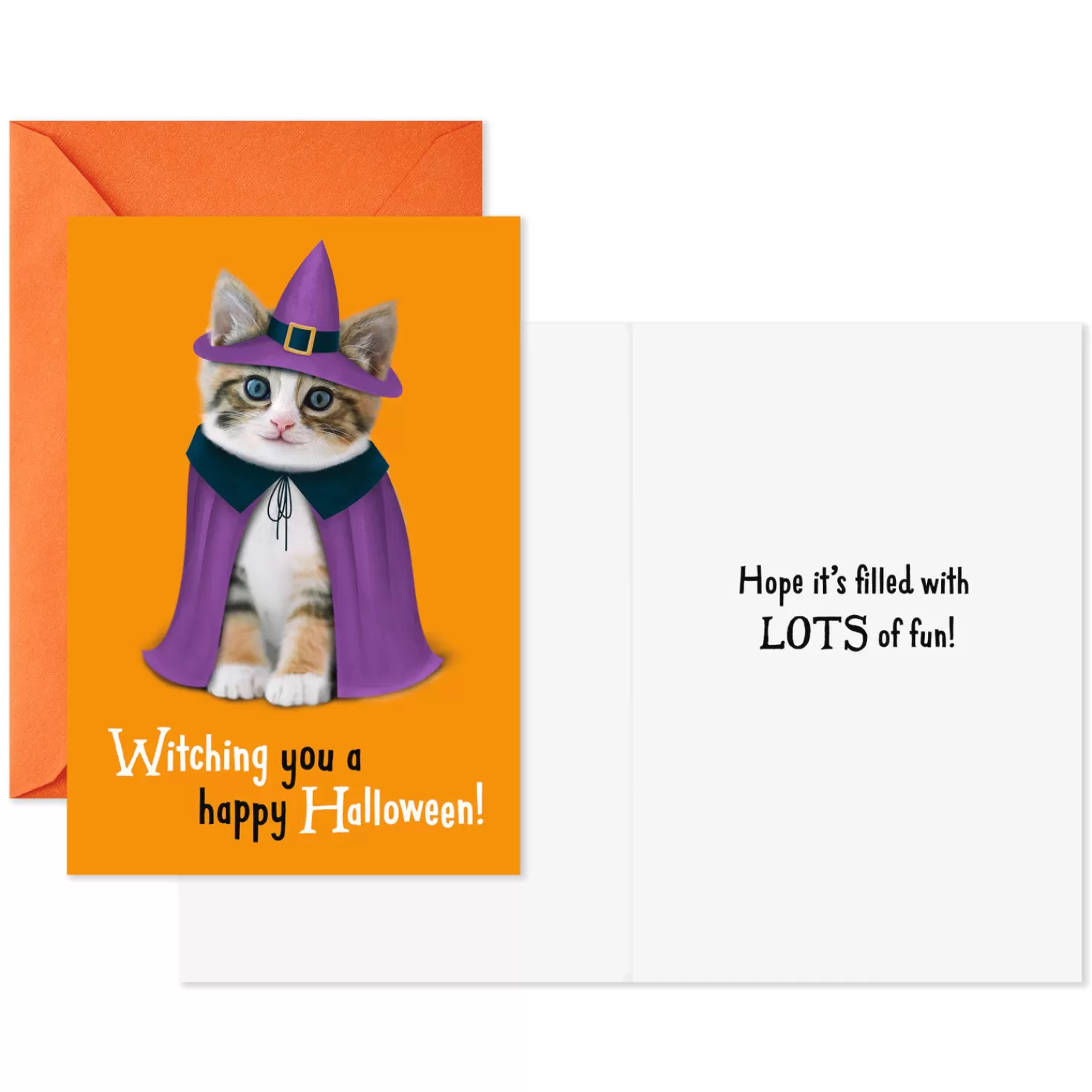 Halloween (10/31)>Hallmark Dogs And Cats In Costume Assorted Halloween Cards, Pack Of 8