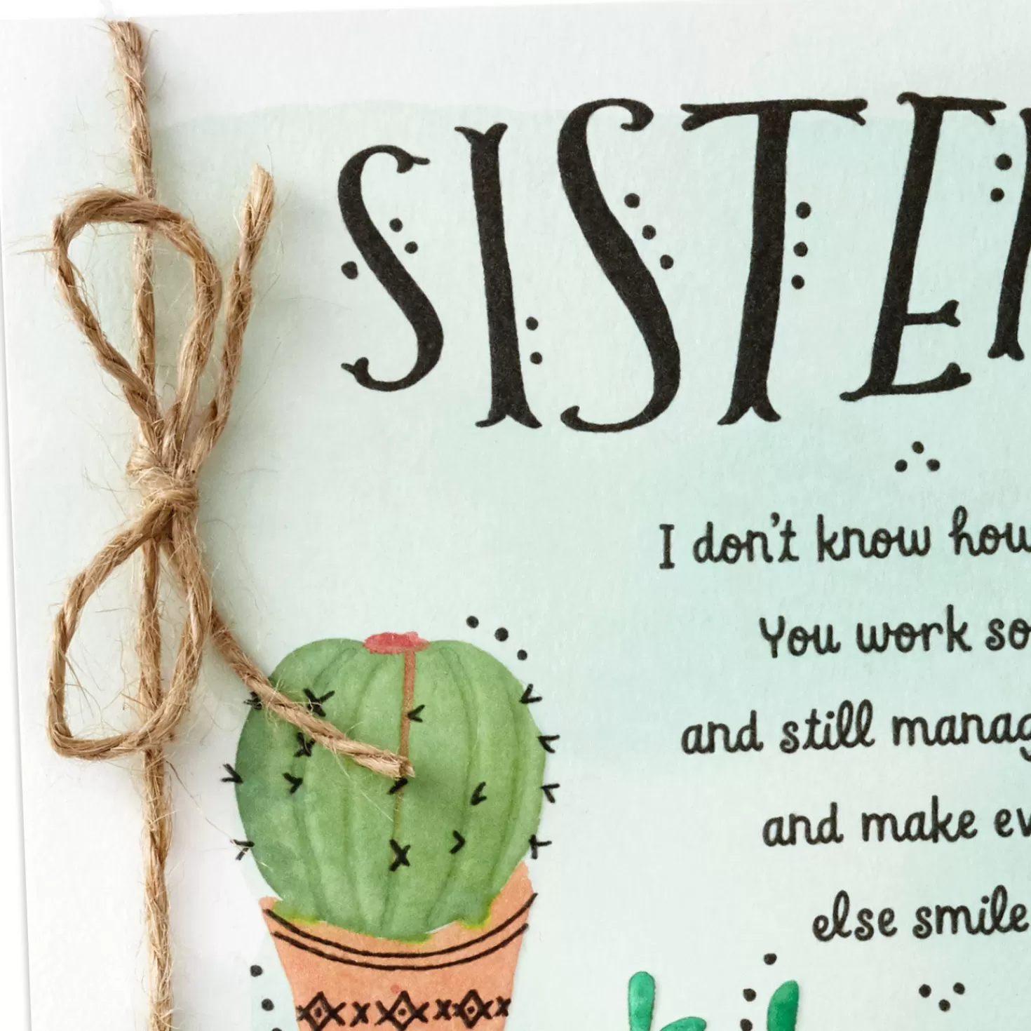 Birthday>Hallmark Don'T Know How You Do It Birthday Card For Sister