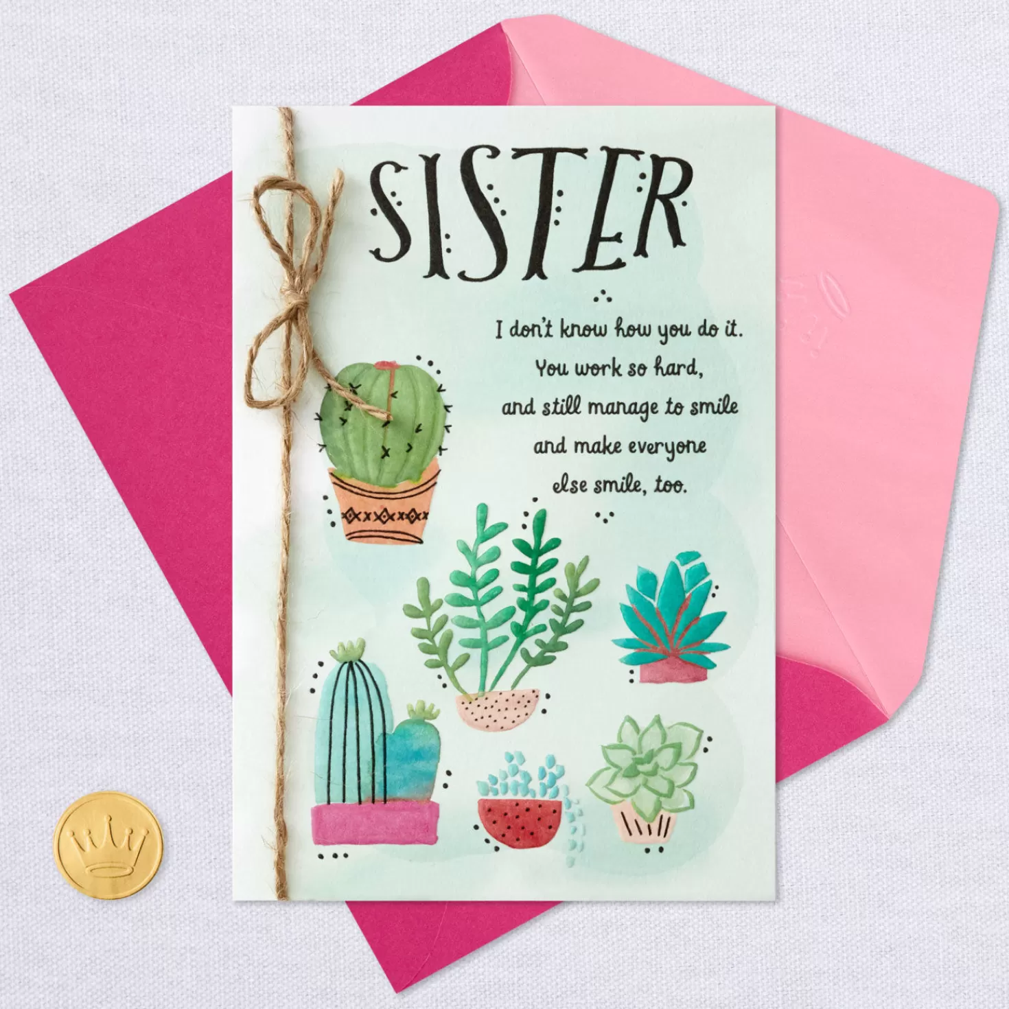 Birthday>Hallmark Don'T Know How You Do It Birthday Card For Sister