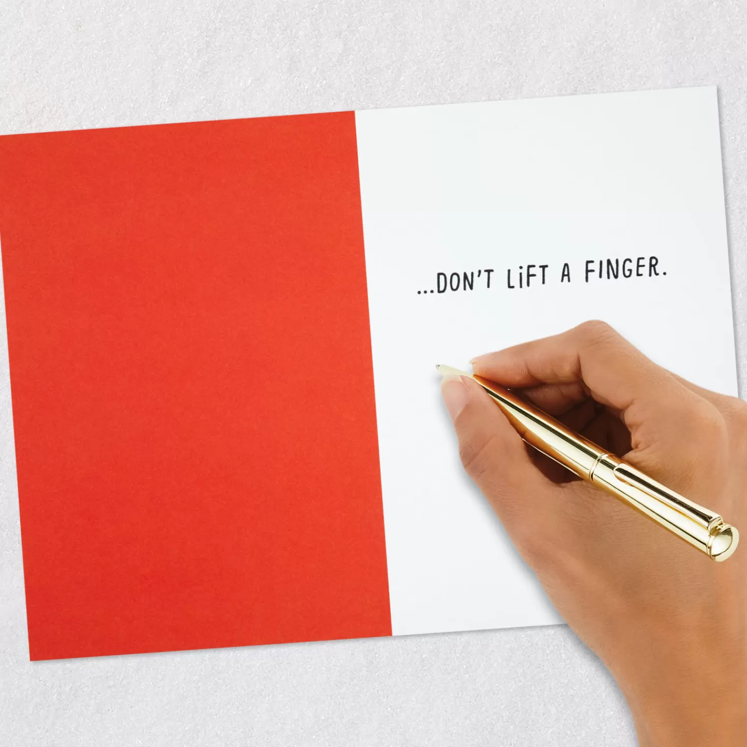 Birthday>Hallmark Don'T Lift A Finger Dinosaur At Gym Funny Birthday Card