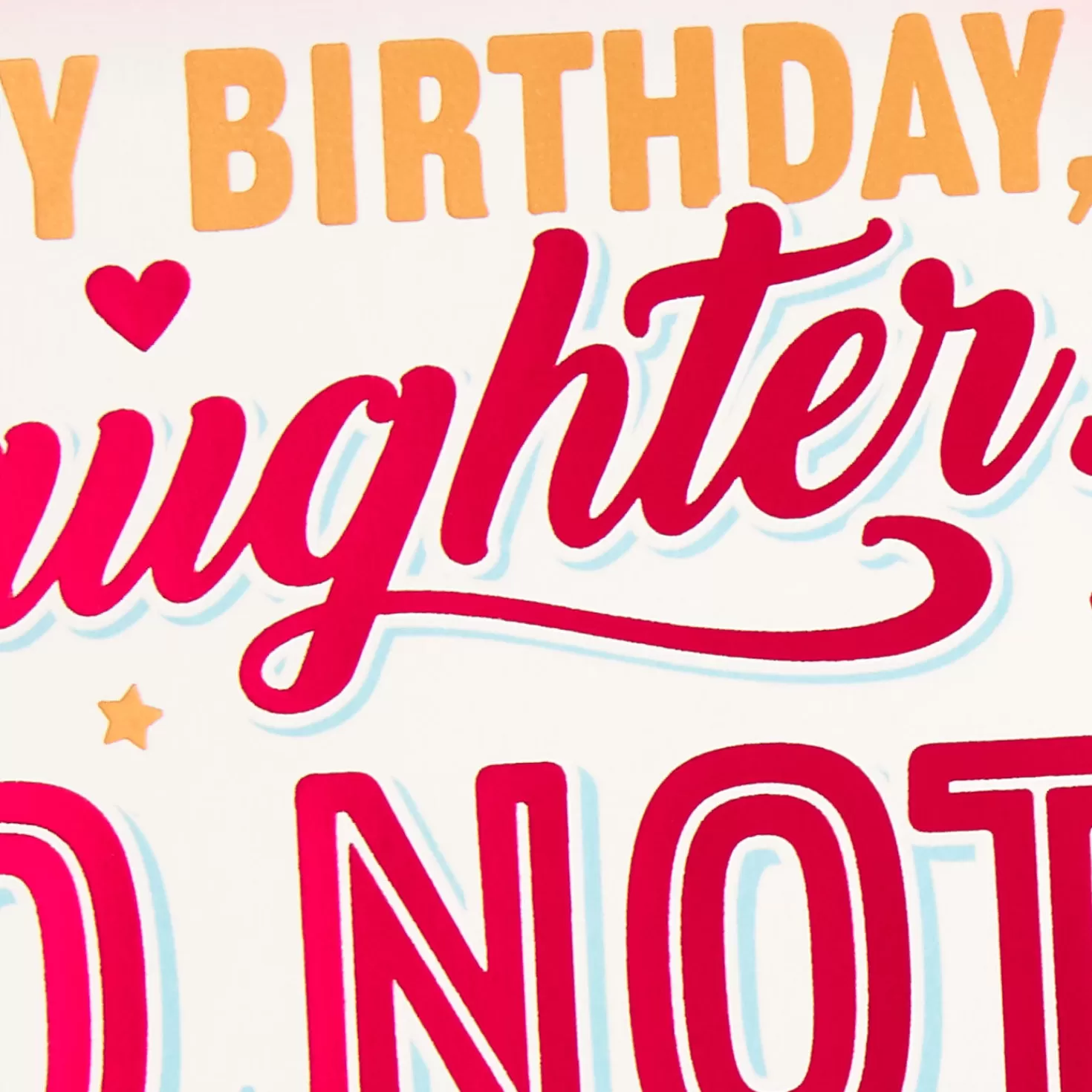Birthday>Hallmark Don'T Open This Card Funny Birthday Card For Daughter