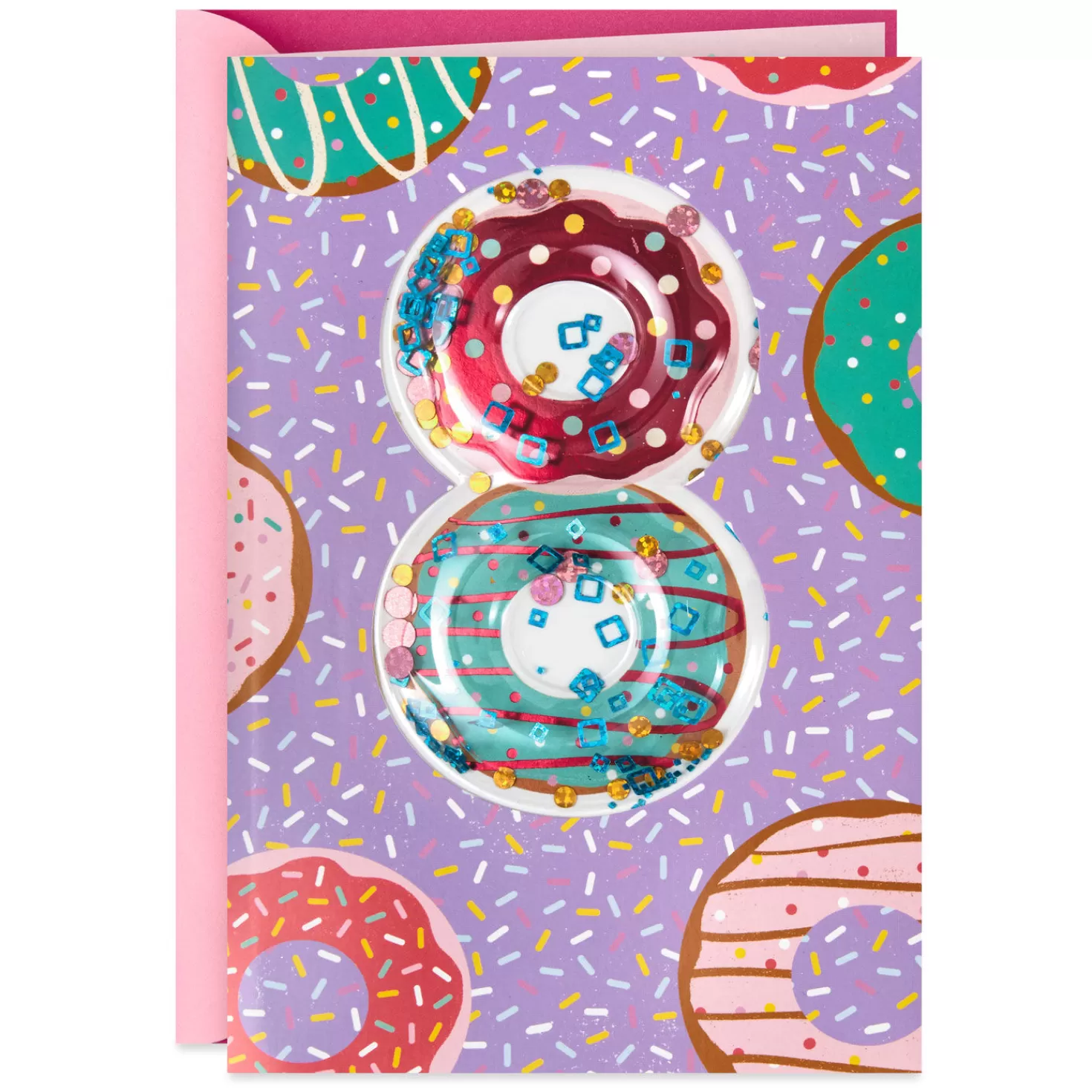 Birthday>Hallmark Donuts And Sprinkles No Wish Too Big 8Th Birthday Card