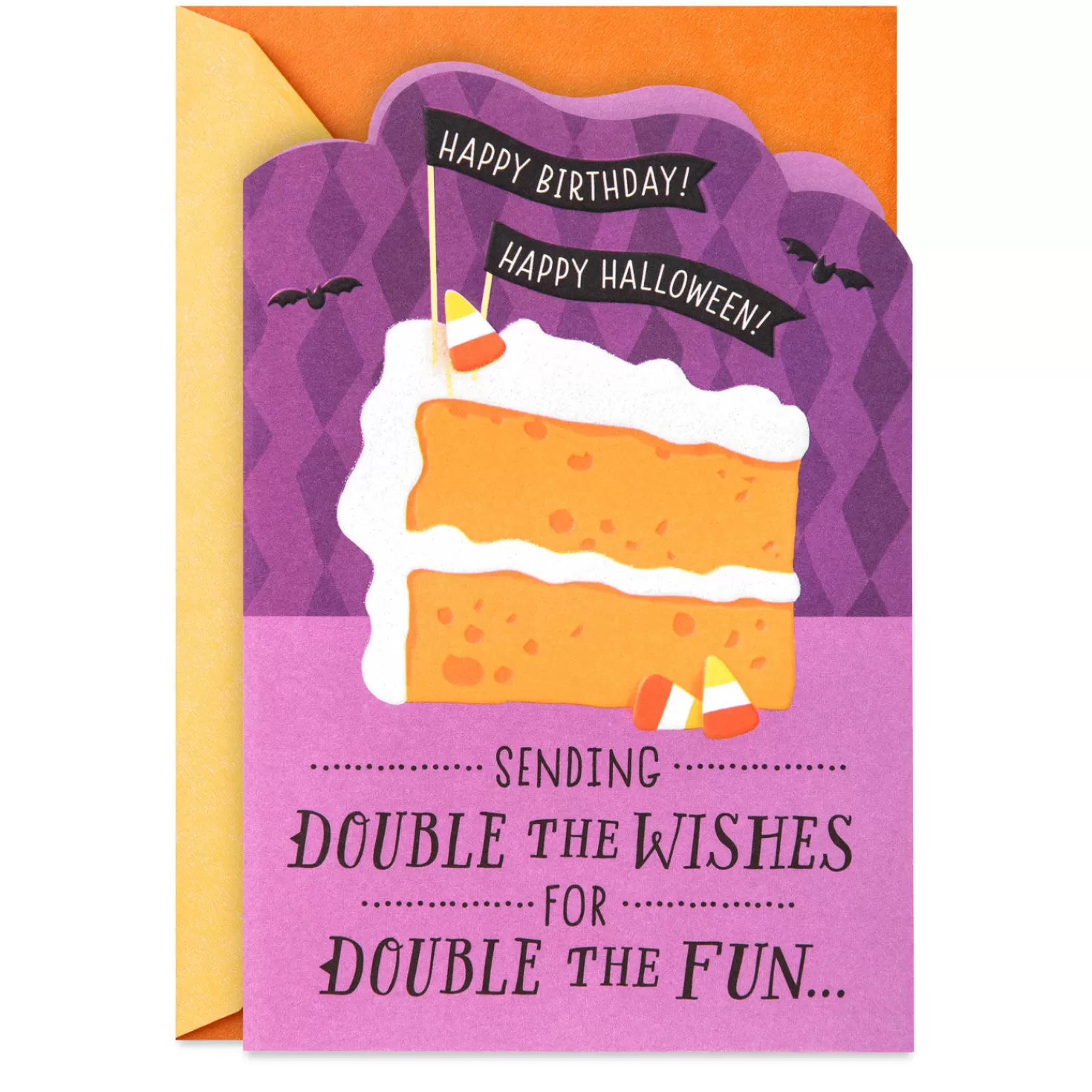 Halloween (10/31)>Hallmark Double The Fun Halloween Birthday Card