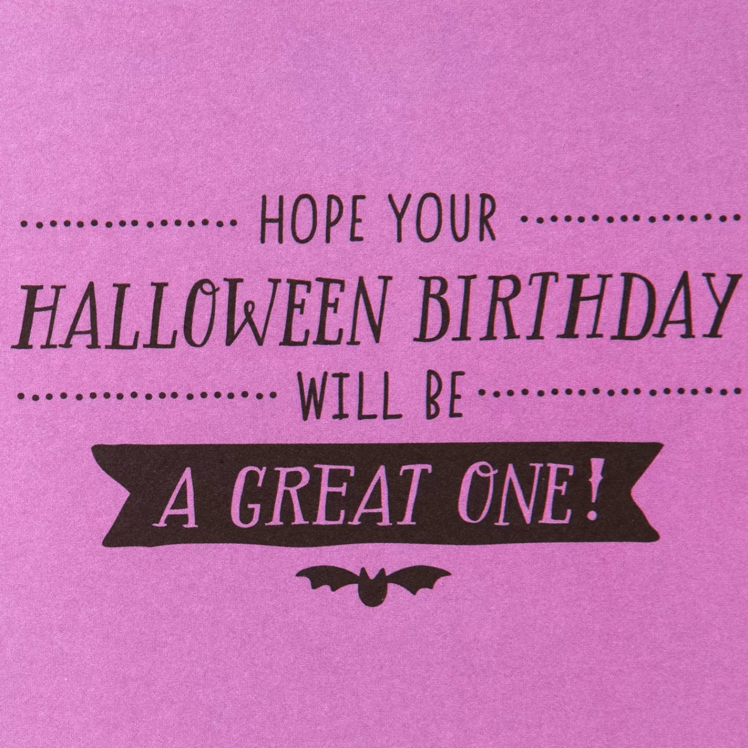 Halloween (10/31)>Hallmark Double The Fun Halloween Birthday Card
