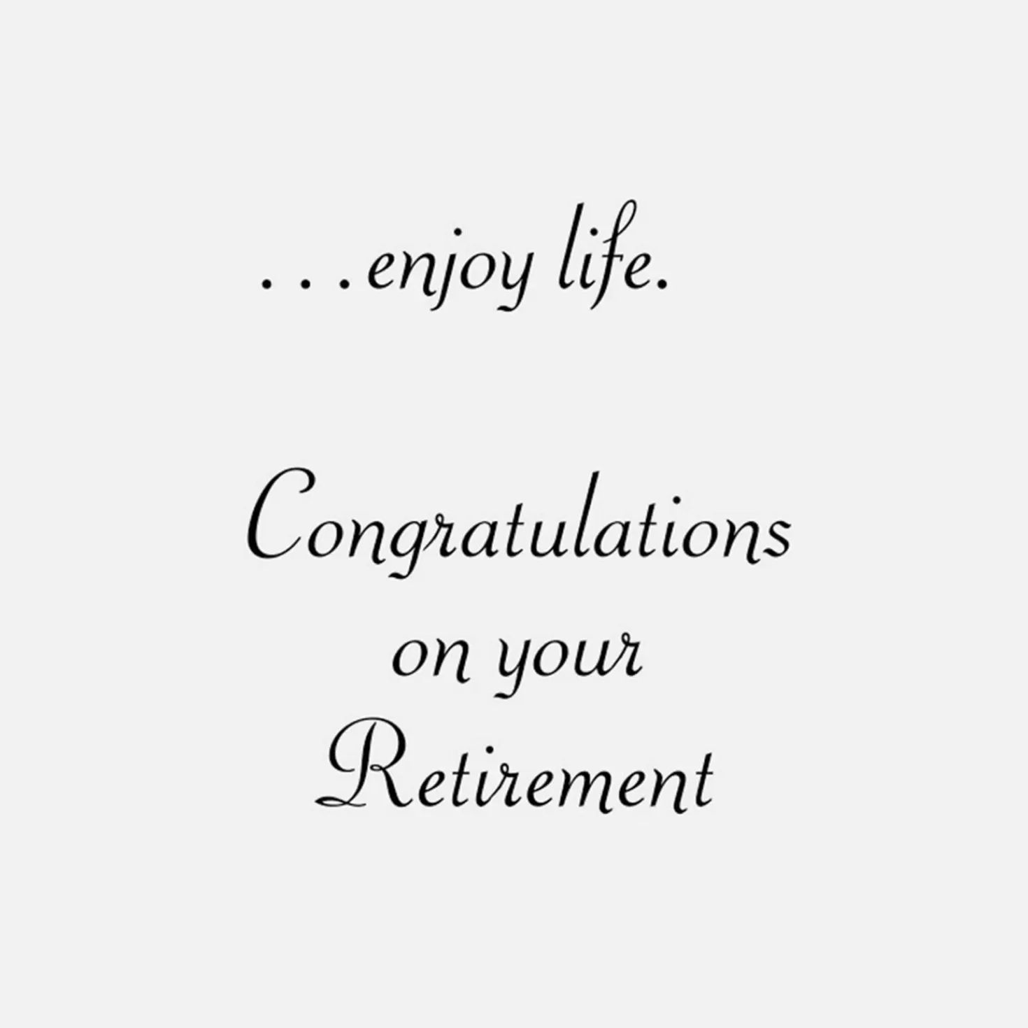 Cheap Enjoy Life Retirement Card Retirement