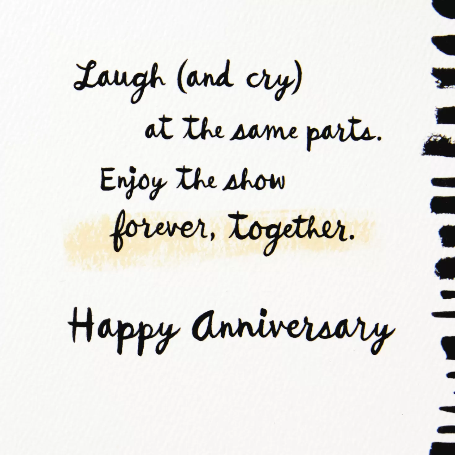 Anniversary>Hallmark Enjoy The Show Together Forever Anniversary Card For Couple
