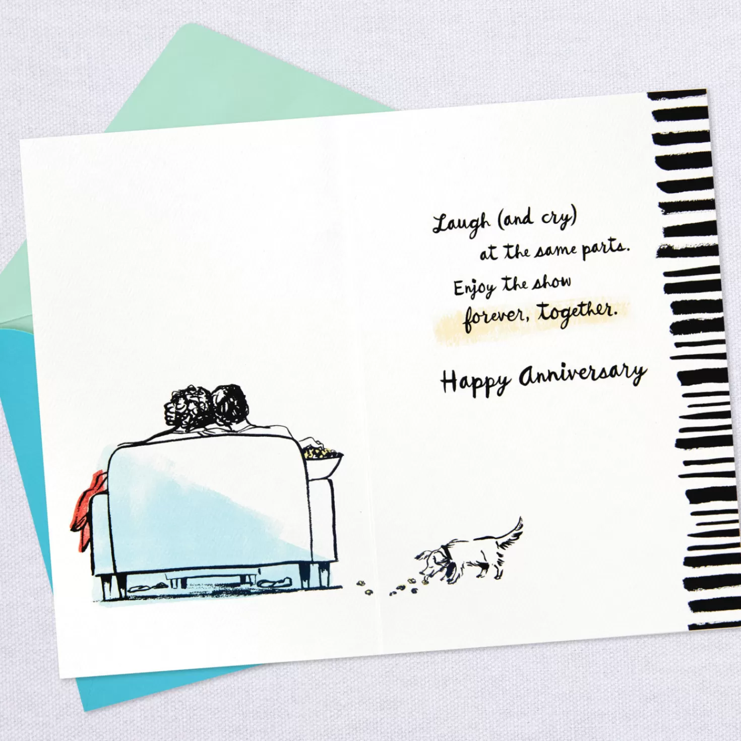 Anniversary>Hallmark Enjoy The Show Together Forever Anniversary Card For Couple