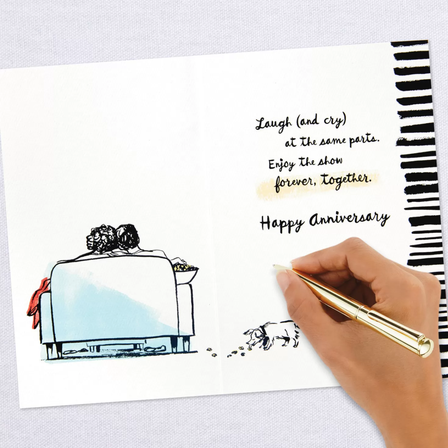 Anniversary>Hallmark Enjoy The Show Together Forever Anniversary Card For Couple