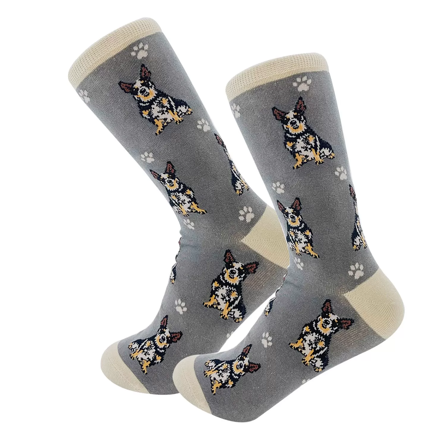 Store E&S Pets Australian Cattle Dog Novelty Crew Socks Congratulations