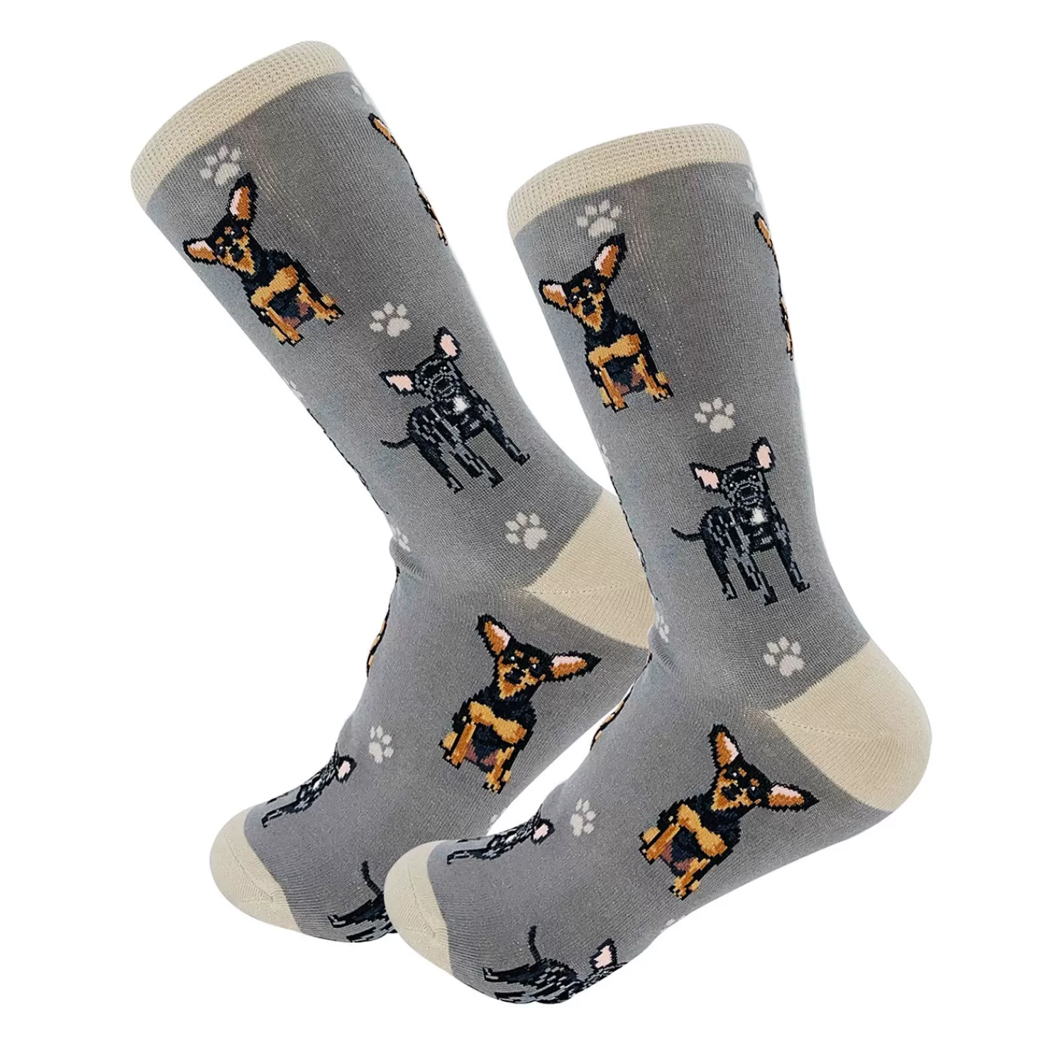 Outlet E&S Pets Black Chihuahua Novelty Crew Socks Congratulations