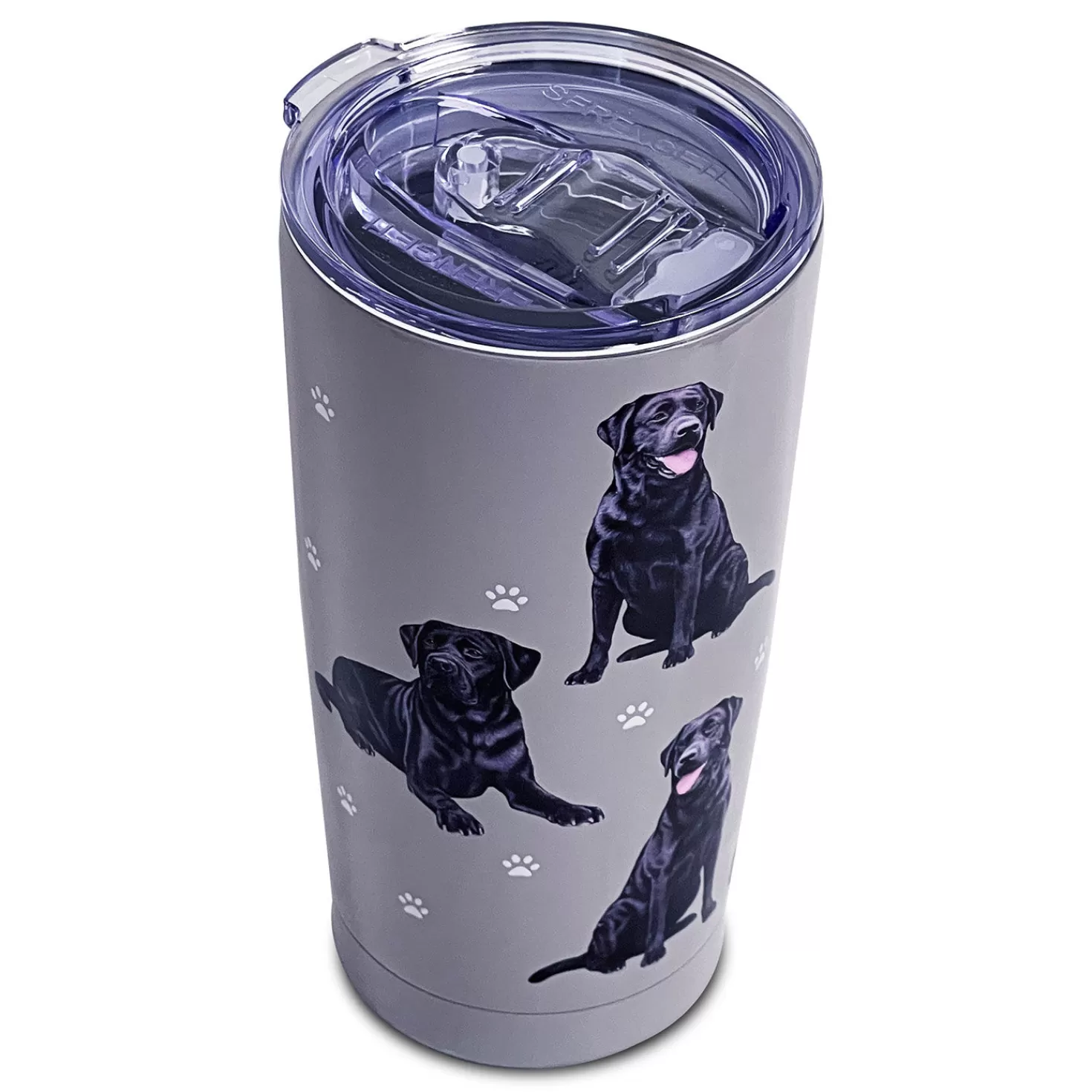 Sale E&S Pets Black Labrador Stainless Steel Tumbler, 20 Oz. Congratulations