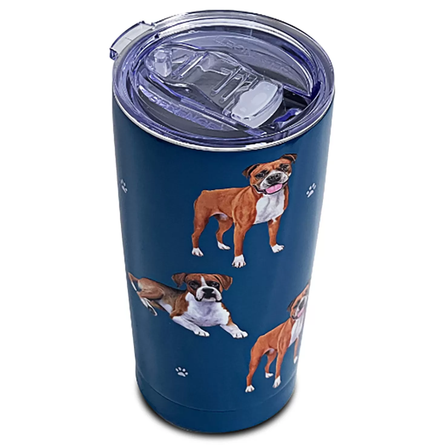 Clearance E&S Pets Boxer Stainless Steel Tumbler, 20 Oz. Congratulations