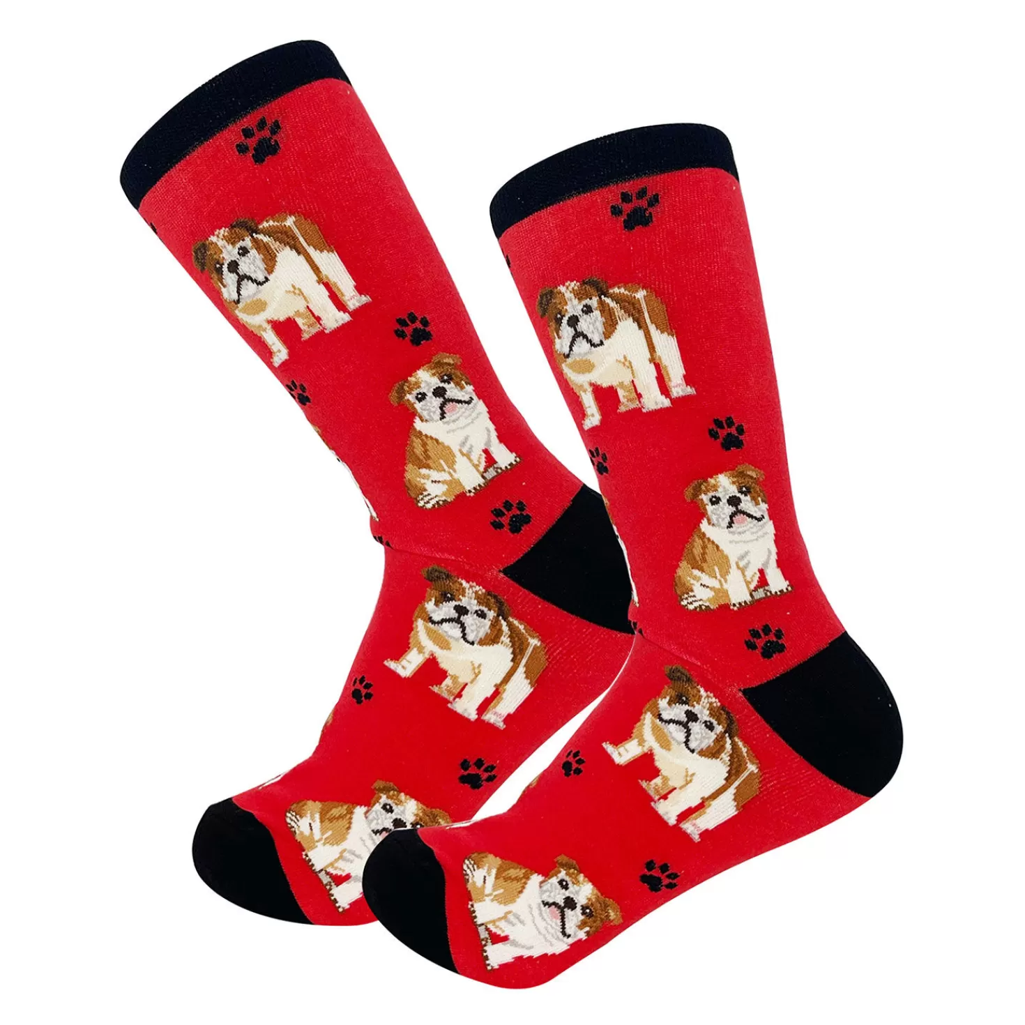 Store E&S Pets Bulldog Novelty Crew Socks Congratulations