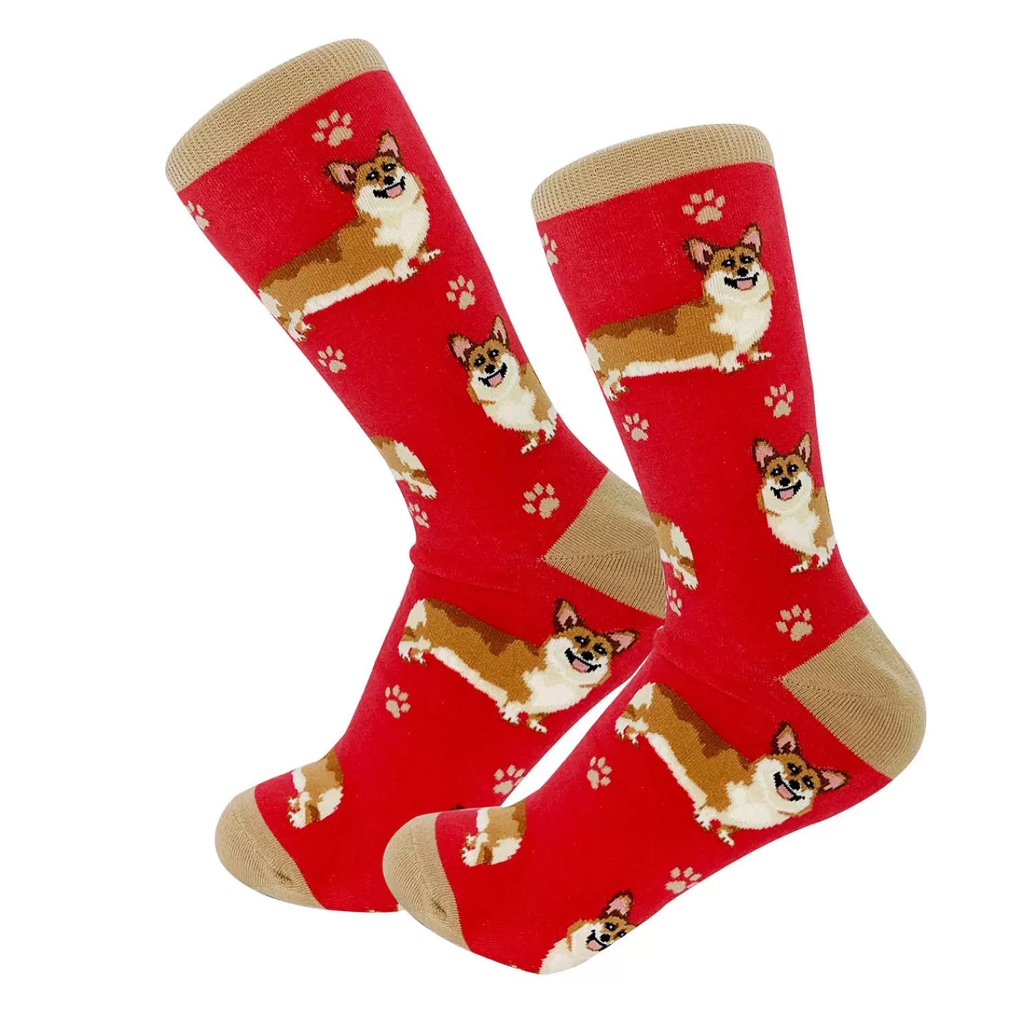 Cheap E&S Pets Cardigan Welsh Corgi Novelty Crew Socks Congratulations