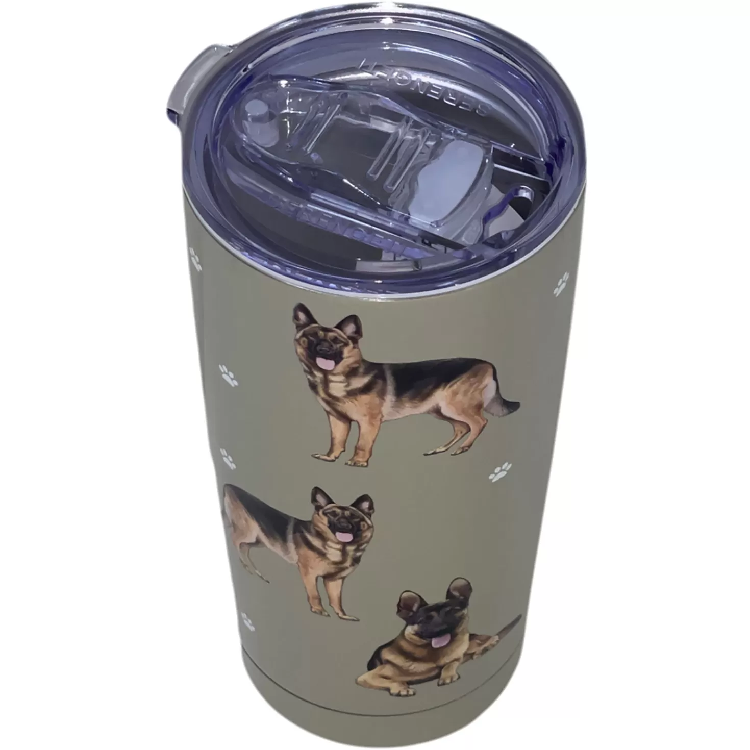 Online E&S Pets German Shepherd Stainless Steel Tumbler, 20 Oz. Congratulations