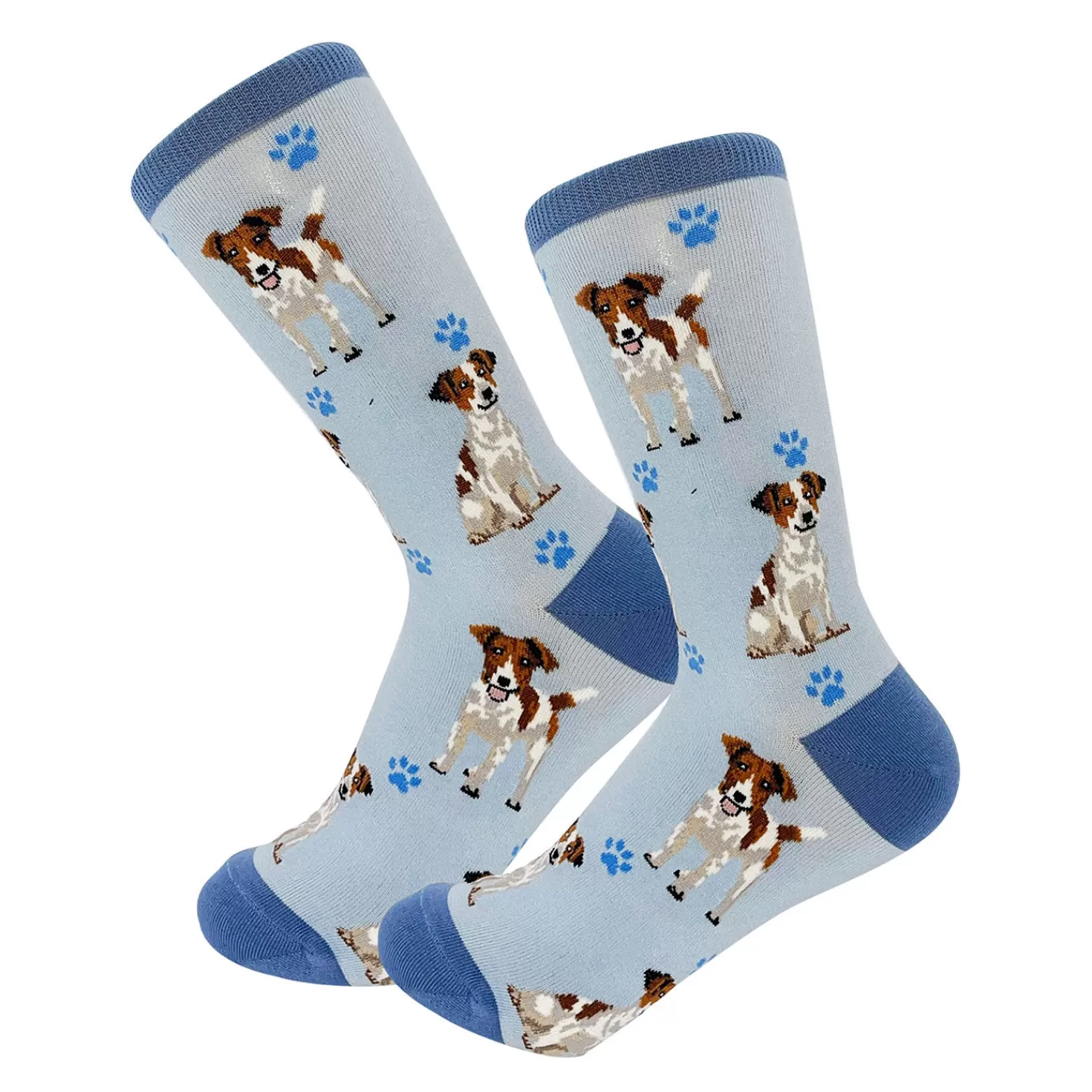 Online E&S Pets Jack Russell Terrier Novelty Crew Socks Congratulations