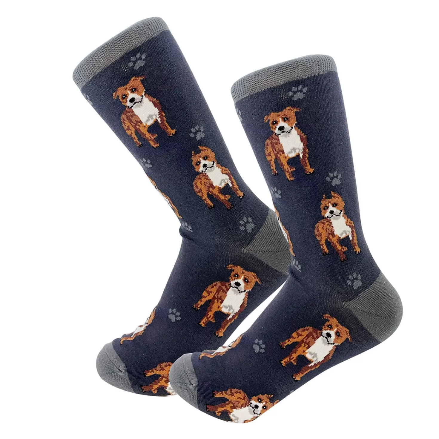 Best E&S Pets Pit Bull Novelty Crew Socks Congratulations
